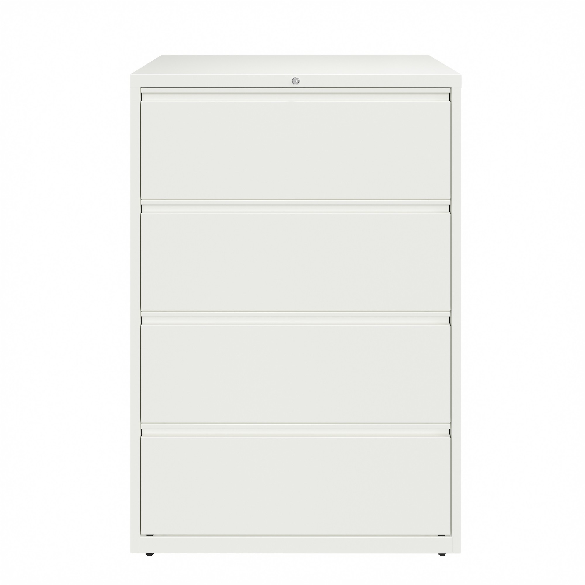 4 Drawer Lateral File Cabinet, Width 36 in, Depth 18.625 in, Height 52.5 in, Model - Hirsh Industries 23702