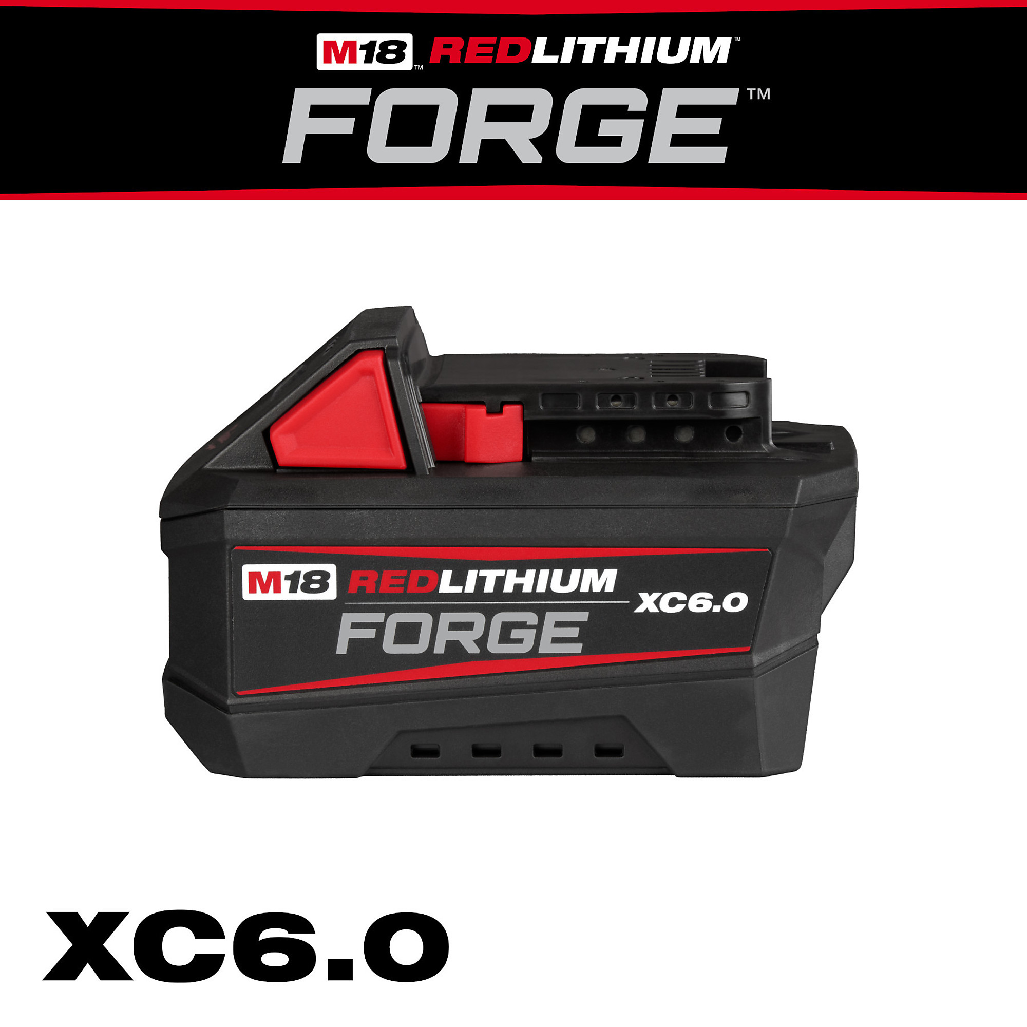 Milwaukee M18 REDLITHIUM FORGE , M18 REDLITHIUM FORGE XC6.0 Volts 18 Battery Type Lithium-ion, Batteries (qty.) 1 Model 48-11-1861