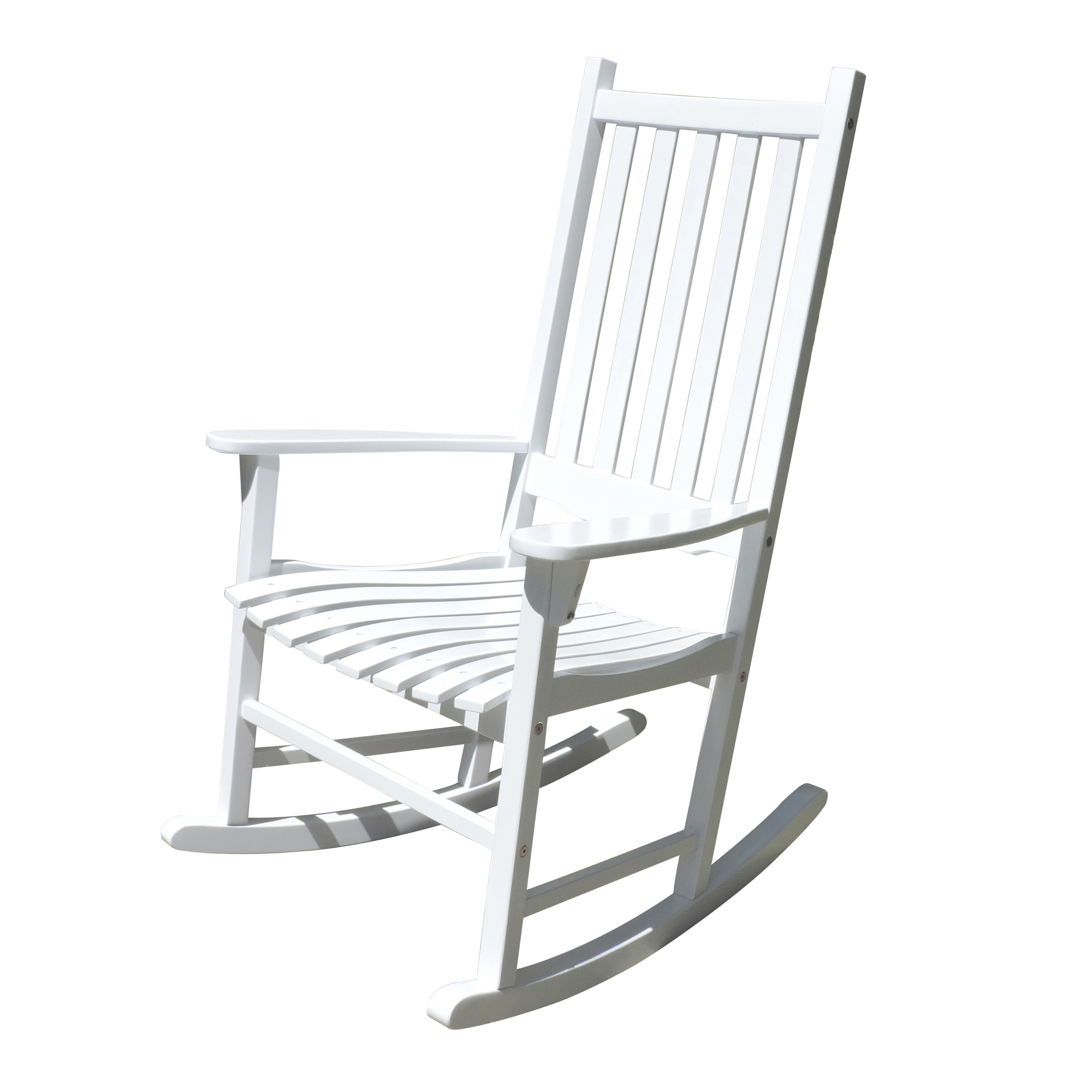Merry Products, Traditional Rocking Chair, White Painted, Primary Color White, Included (qty.) 1, Model MPG-PT-41110WP