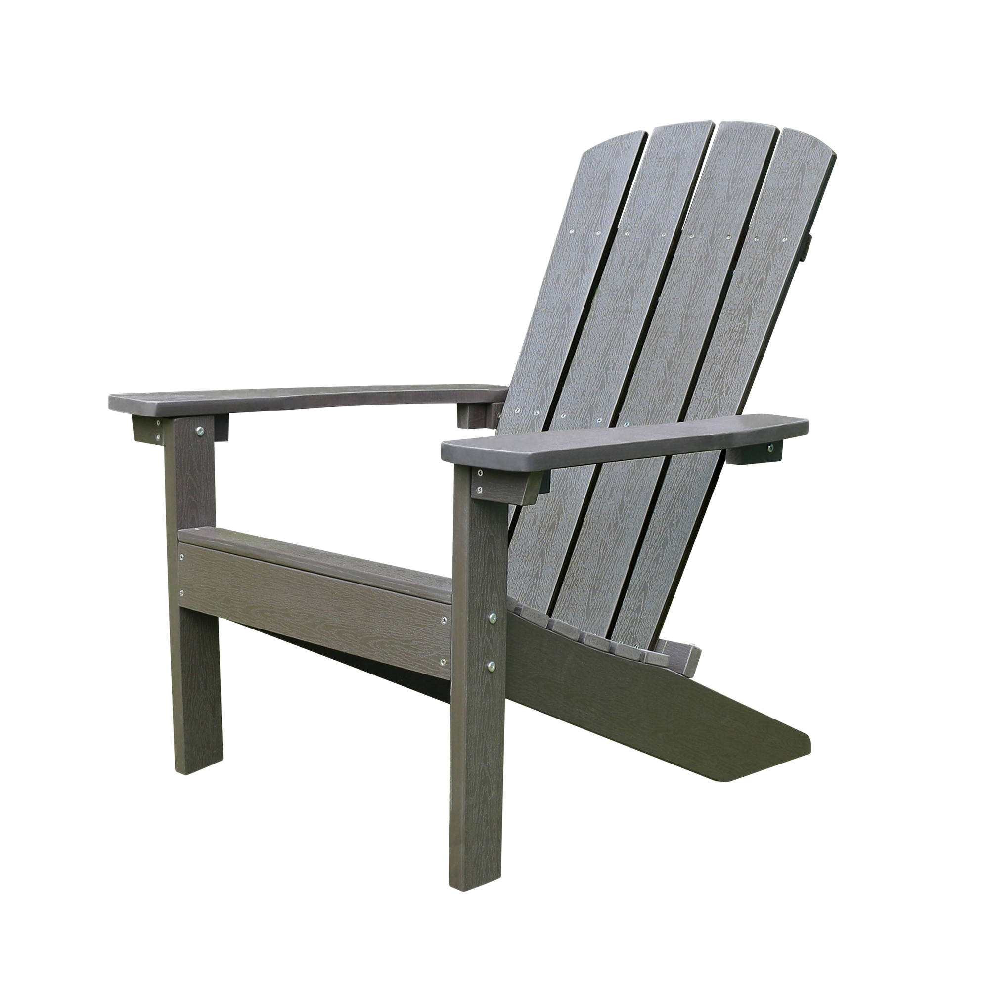 Merry Products, Lakeside Faux Wood Adirondack Chair, Espresso, Primary Color Espresso, Included (qty.) 1, Model ADC0561120810