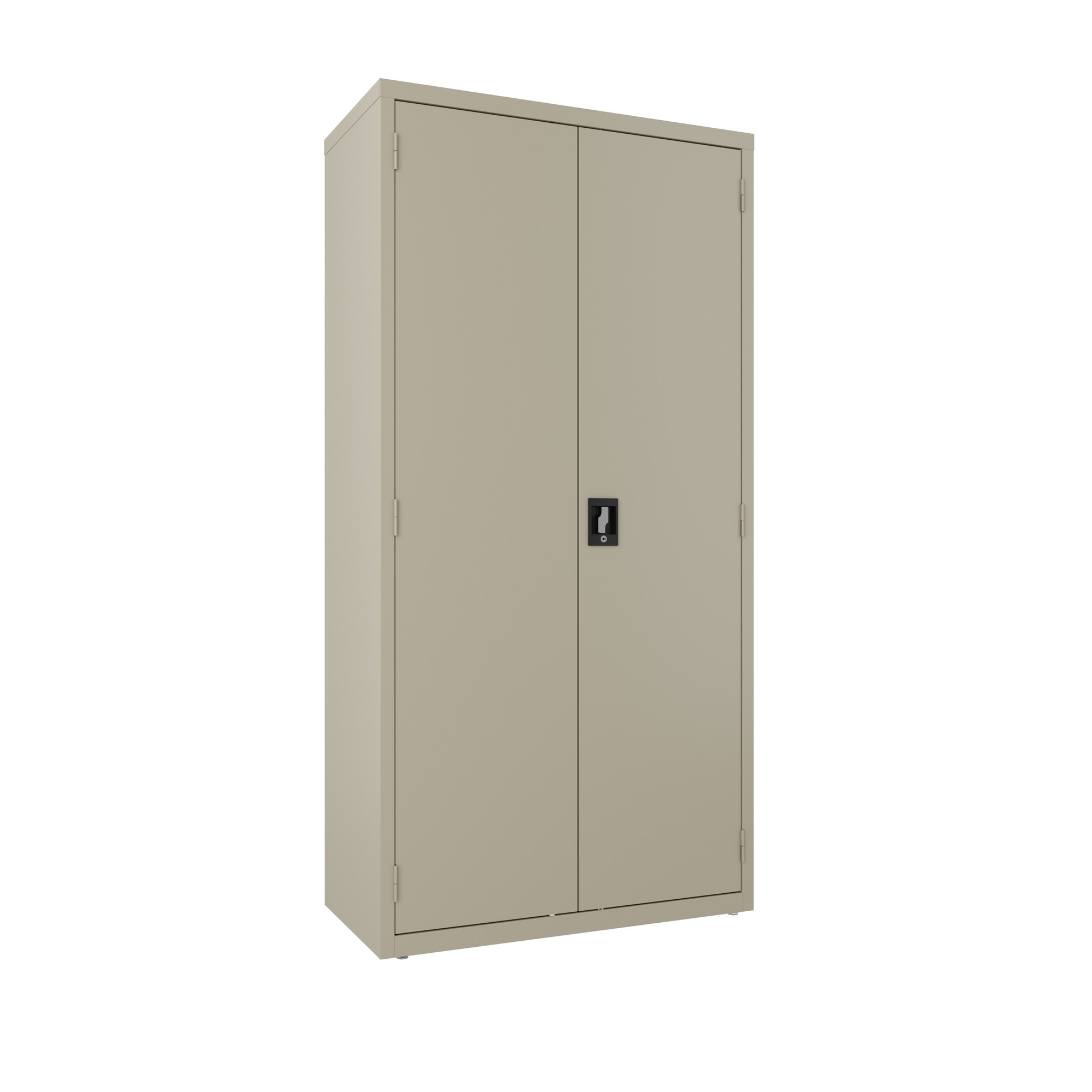 Hirsh Industries, Janitorial Cabinet, Height 72 in, Width 36 in, Color Putty, Model 24032