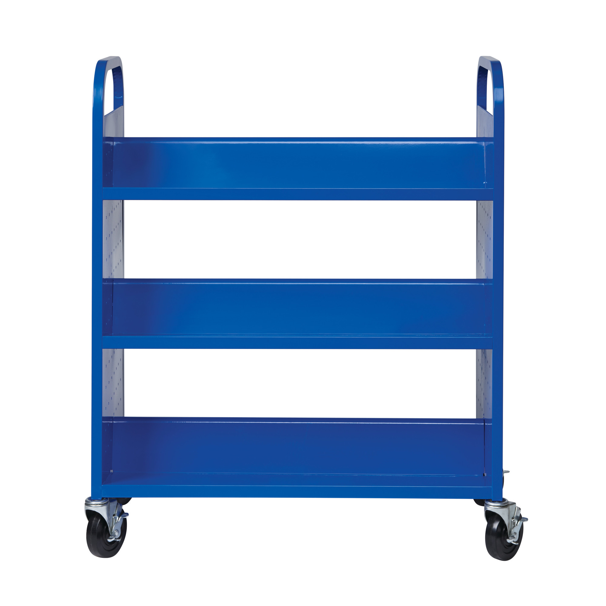 Hirsh Industries, Double-side Mobile Book Cart for Schools, Color Other, Material Steel, Shelves (qty.) 4, Model 21787