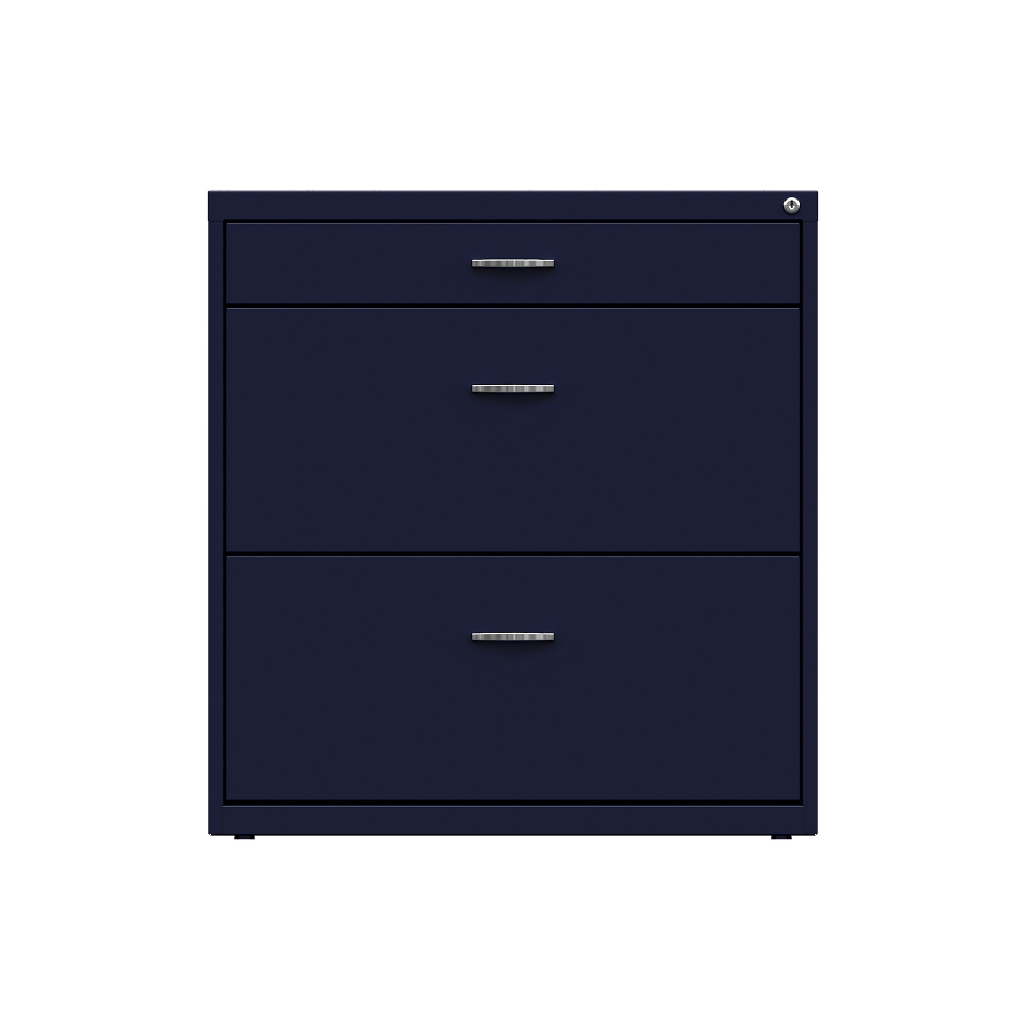 Hirsh Industries, 3 Drawer Lateral File Cabinet, Width 30 in, Depth 17.625 in, Height 31.875 in, Model 25073