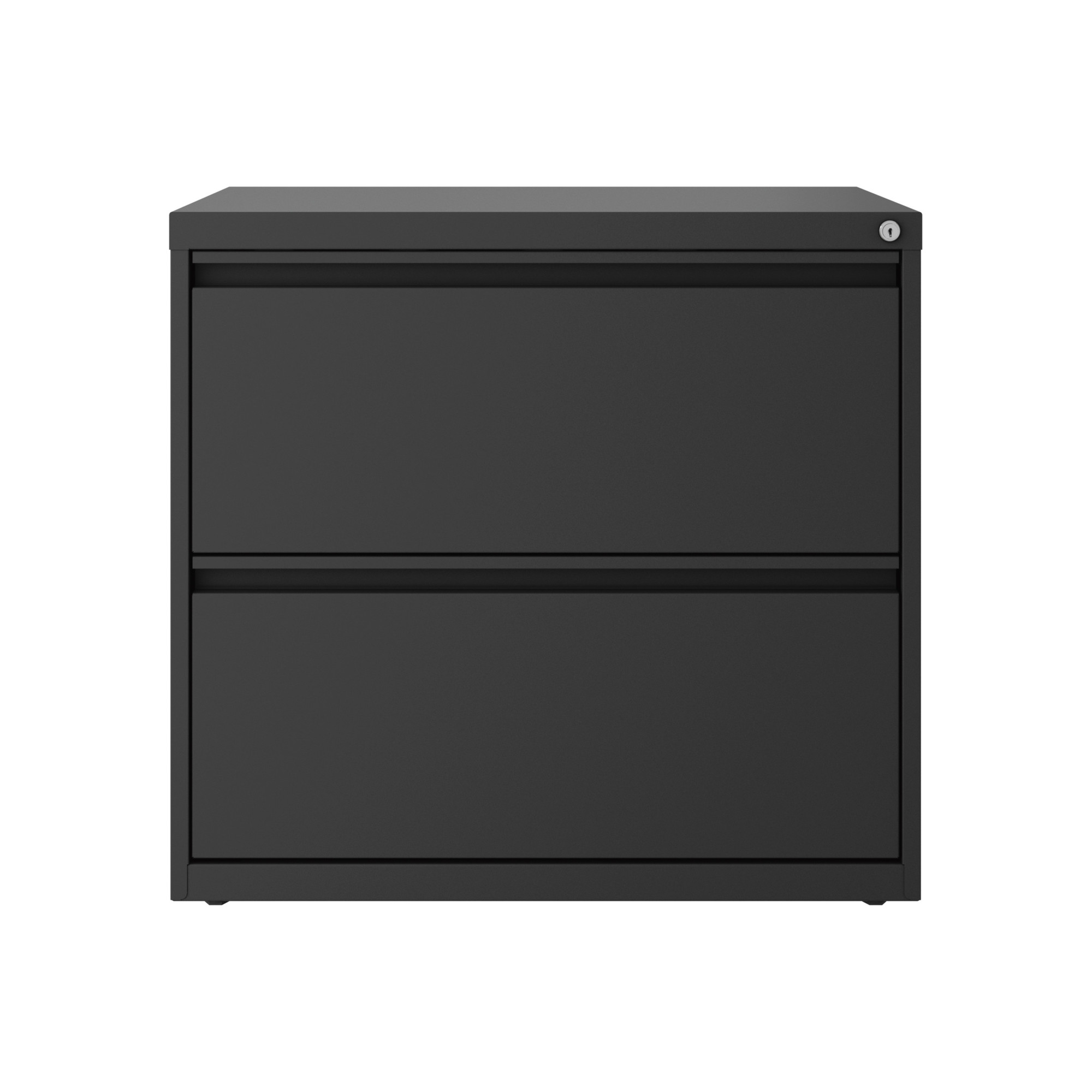 Hirsh Industries, 2 Drawer Lateral 101 File Cabinet, Width 30 in, Depth 17.63 in, Height 27.75 in, Model 24084