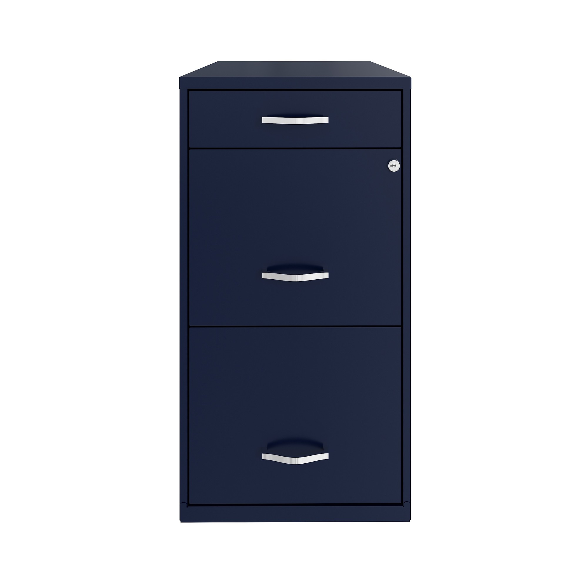 Hirsh Industries, 3 Drawer Letter Width File Cabinet, Pencil Drawer, Width 14.25 in, Depth 18 in, Height 27.32 in, Model 24414