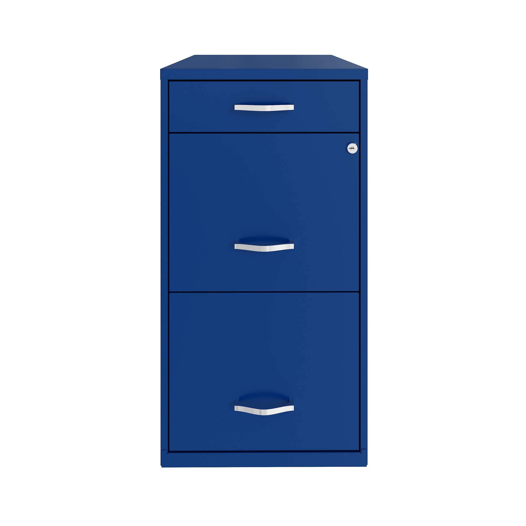 Hirsh Industries, 3 Drawer Letter Width File Cabinet, Pencil Drawer, Width 14.25 in, Depth 18 in, Height 27.32 in, Model 24416