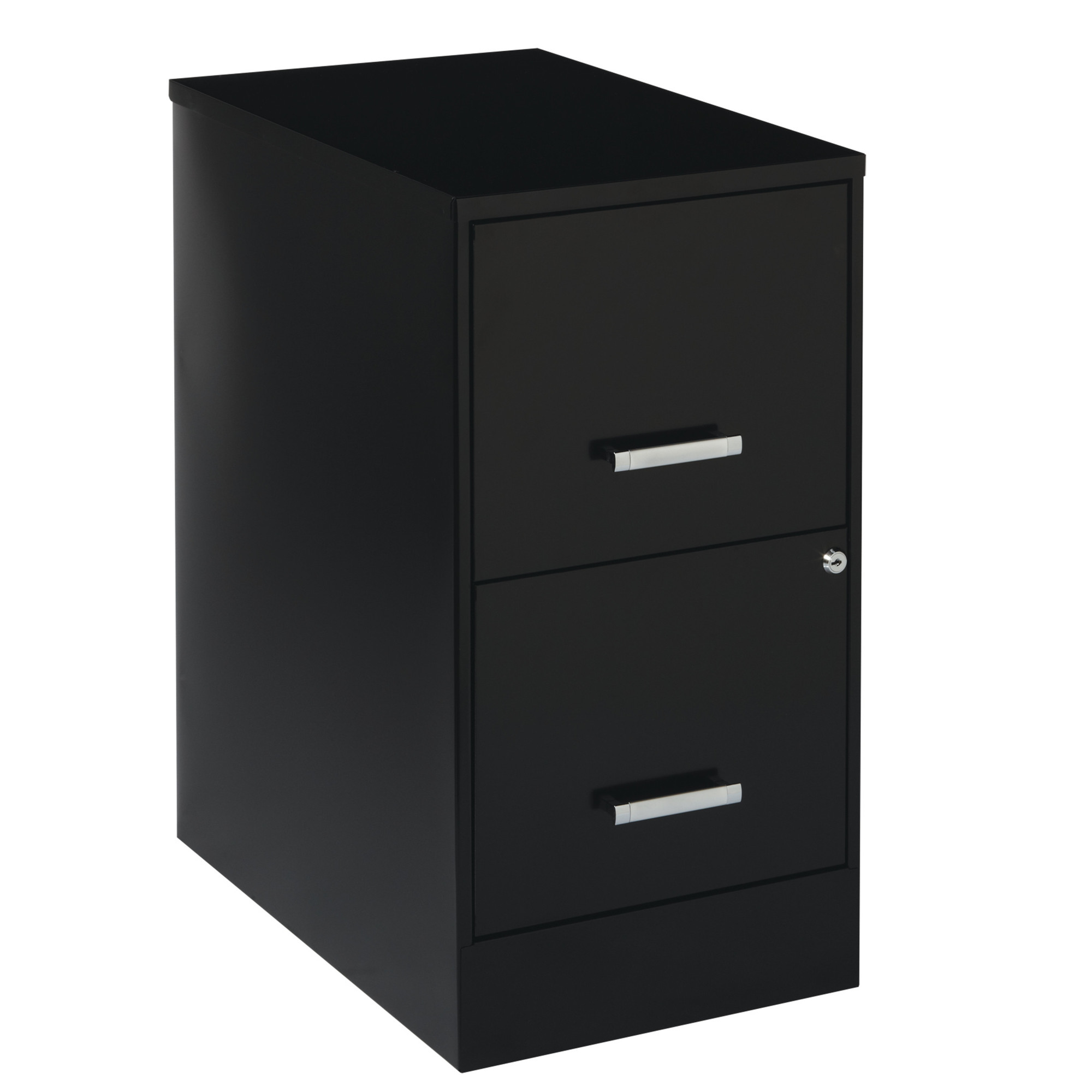 Hirsh Industries, 2 Drawer Mobile Smart Letter Width File Cabinet, Width 14.25 in, Depth 22 in, Height 26.7 in, Model 20226