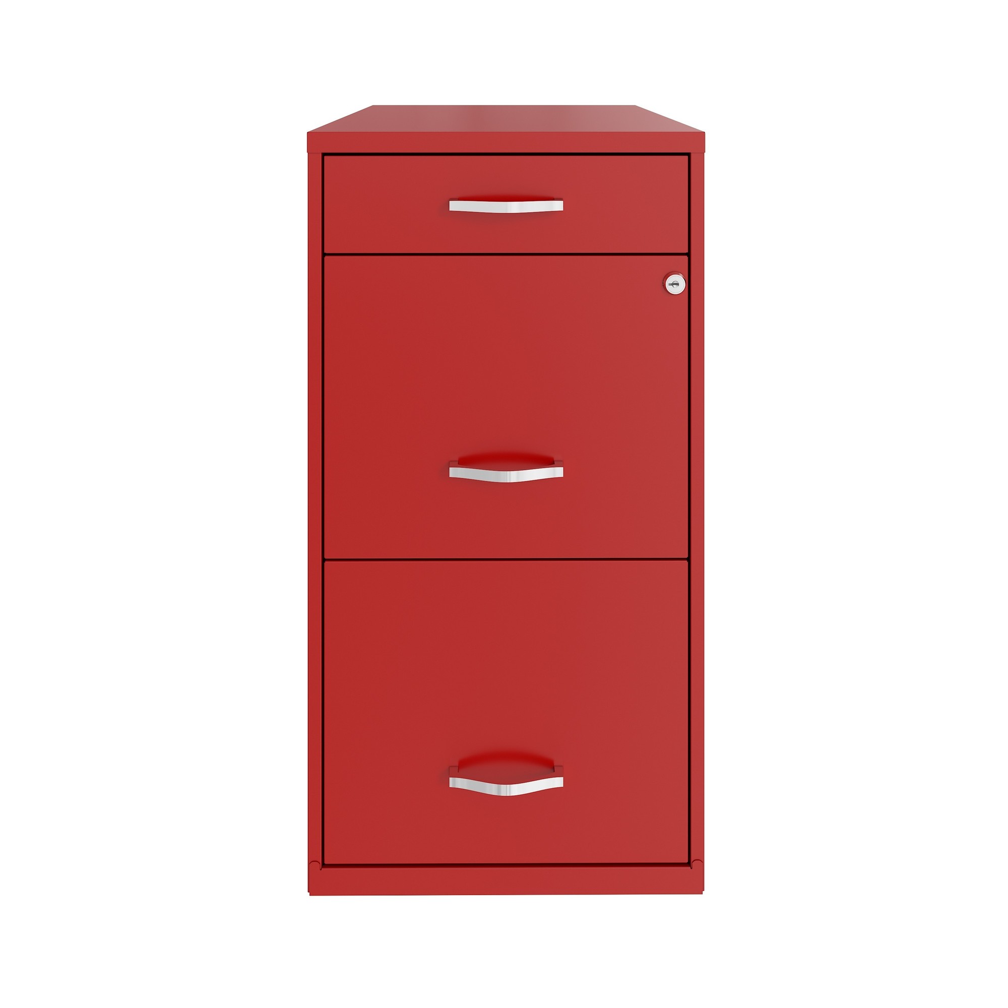 Hirsh Industries, 3 Drawer Letter Width File Cabinet, Pencil Drawer, Width 14.25 in, Depth 18 in, Height 27.32 in, Model 24417