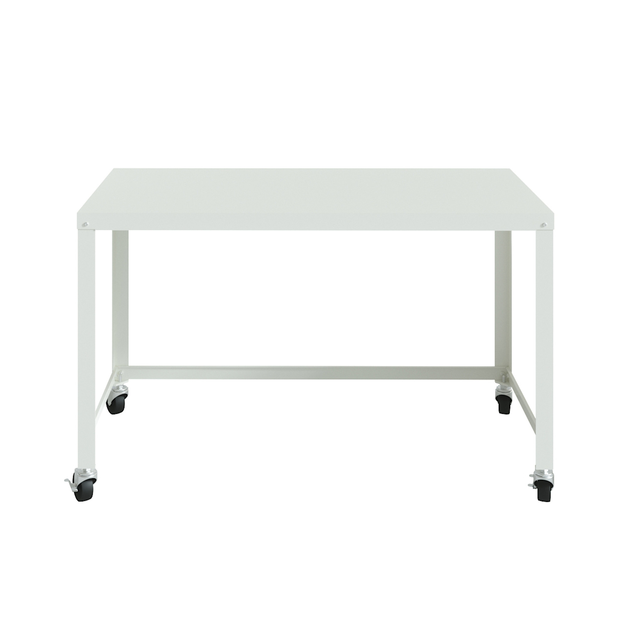 Hirsh Industries, RTA 48Inch Mobile Desk for Home Office, Width 47.45 in, Height 29.6 in, Depth 23.88 in, Model 21114