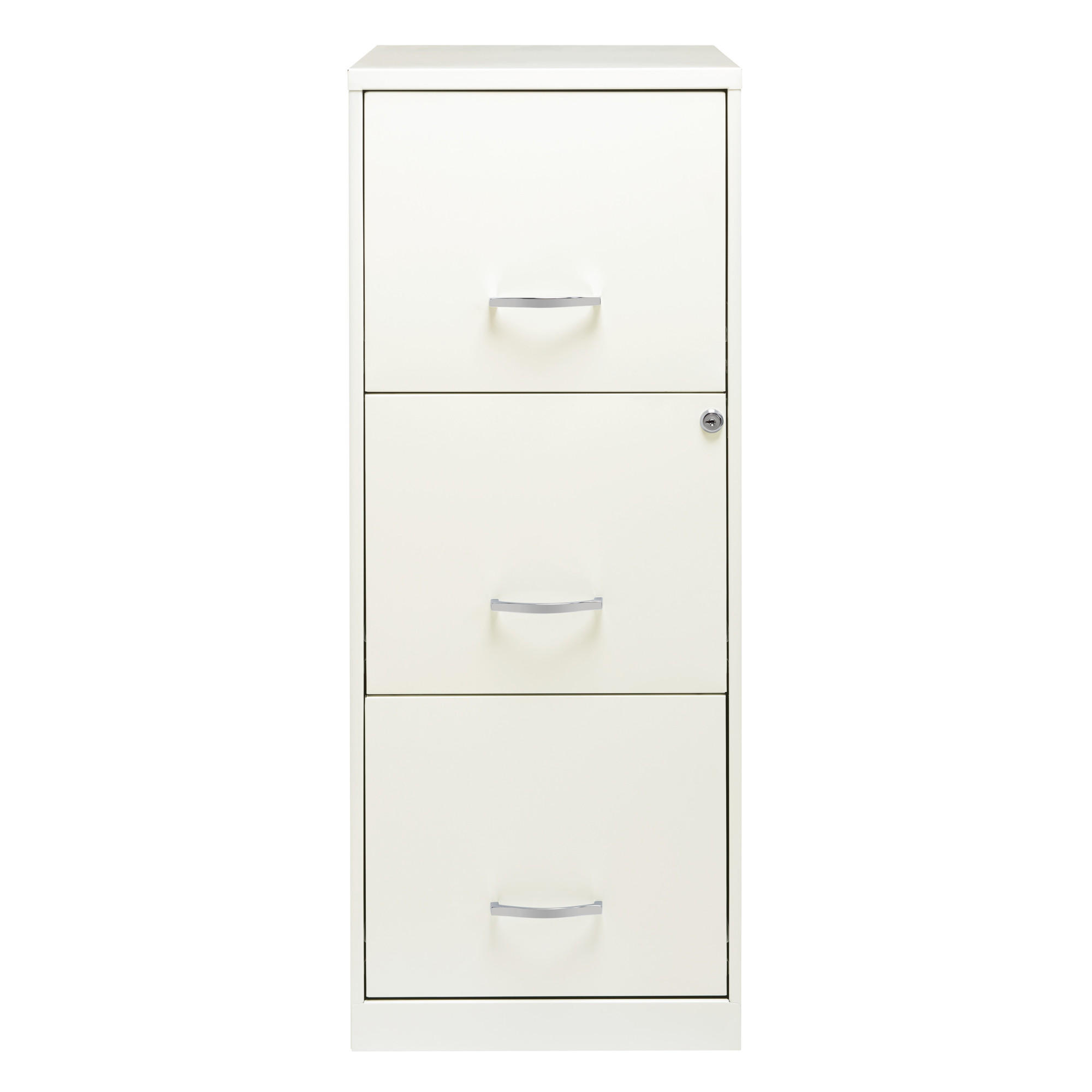 Hirsh Industries, 3 Drawer Smart Letter Width File Cabinet, Width 14.25 in, Depth 18 in, Height 35.5 in, Model 22618