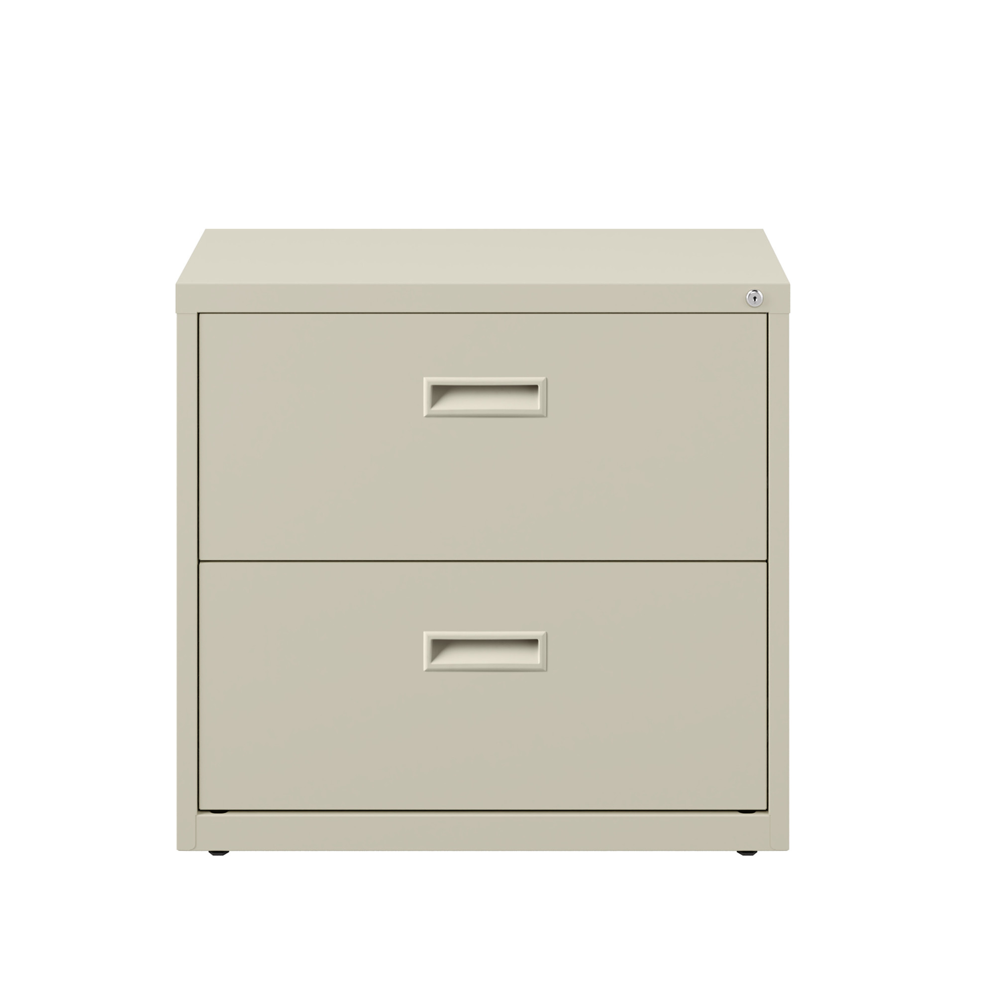 Hirsh Industries, 2 Drawer Lateral File Cabinet, Width 30 in, Depth 17.63 in, Height 27.75 in, Model 19295