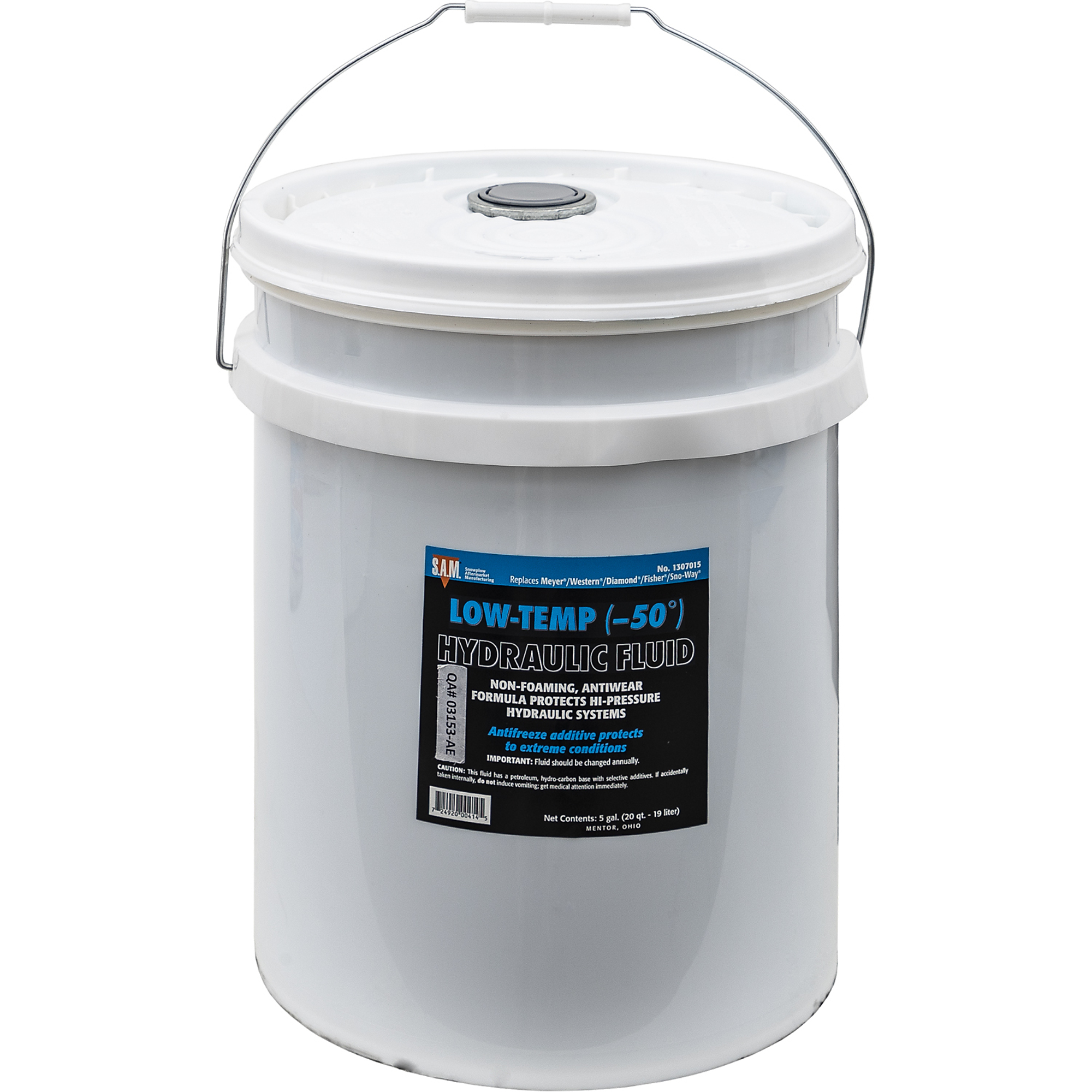 Buyers Products, SAM Hydraulic Fluid (5 Gallon Pail), Included (qty.) 1 Model 1307015