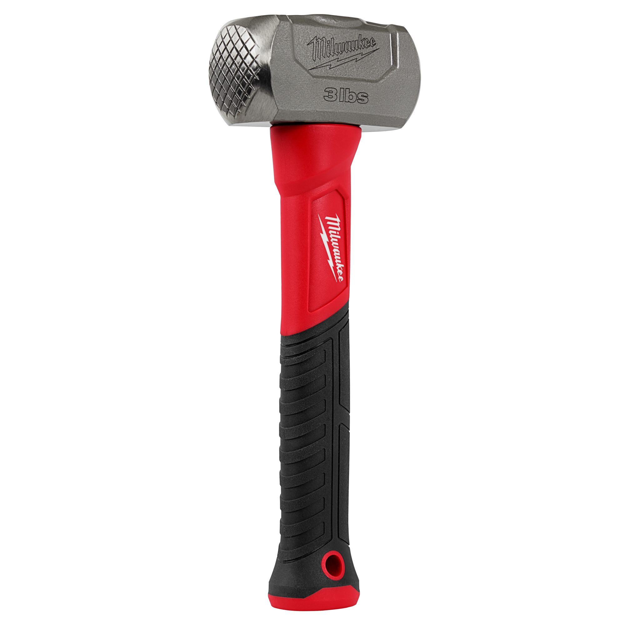 Milwaukee, 3lb Fiberglass Drilling Hammer, Handle Length 10 in, Model 48-22-9310