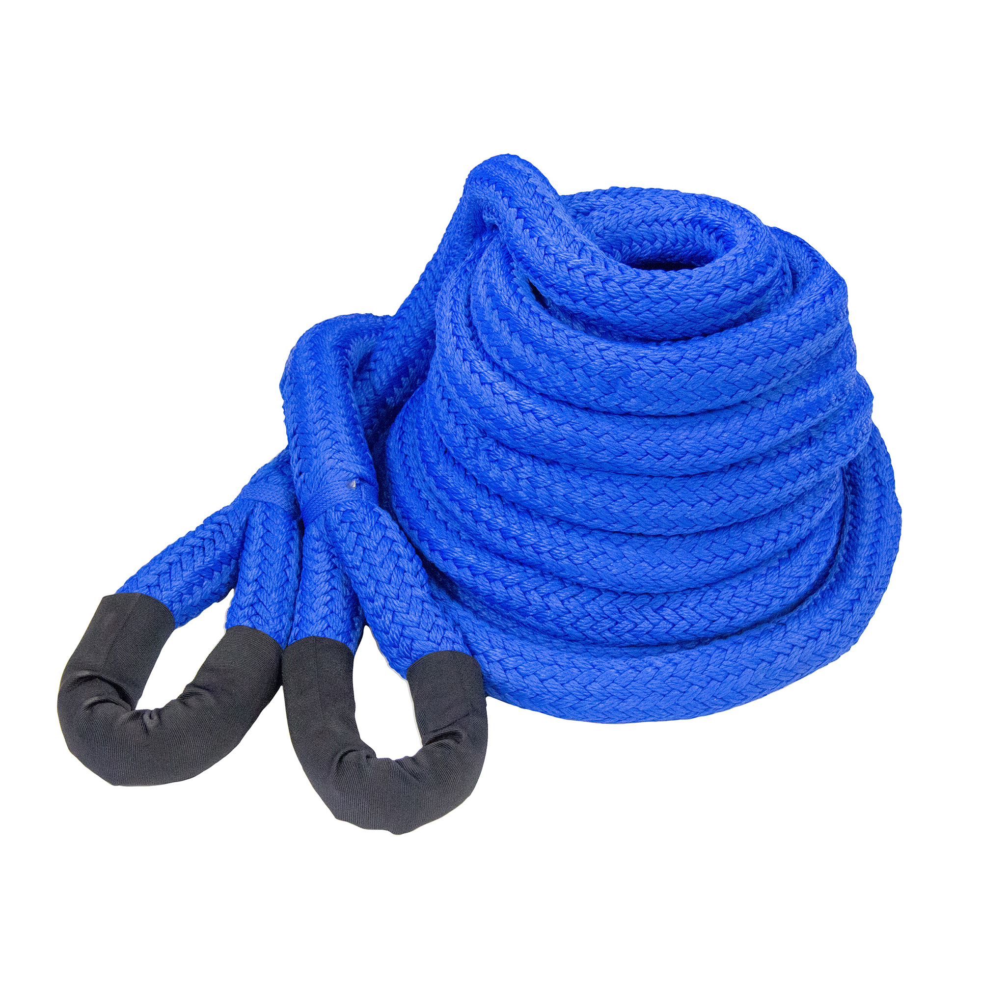Ditch Pig, 1-1/4Inchx20ft. Recovery Double Braided Nylon Rope-Blue, Length 360 in, Material Nylon, Model 447541