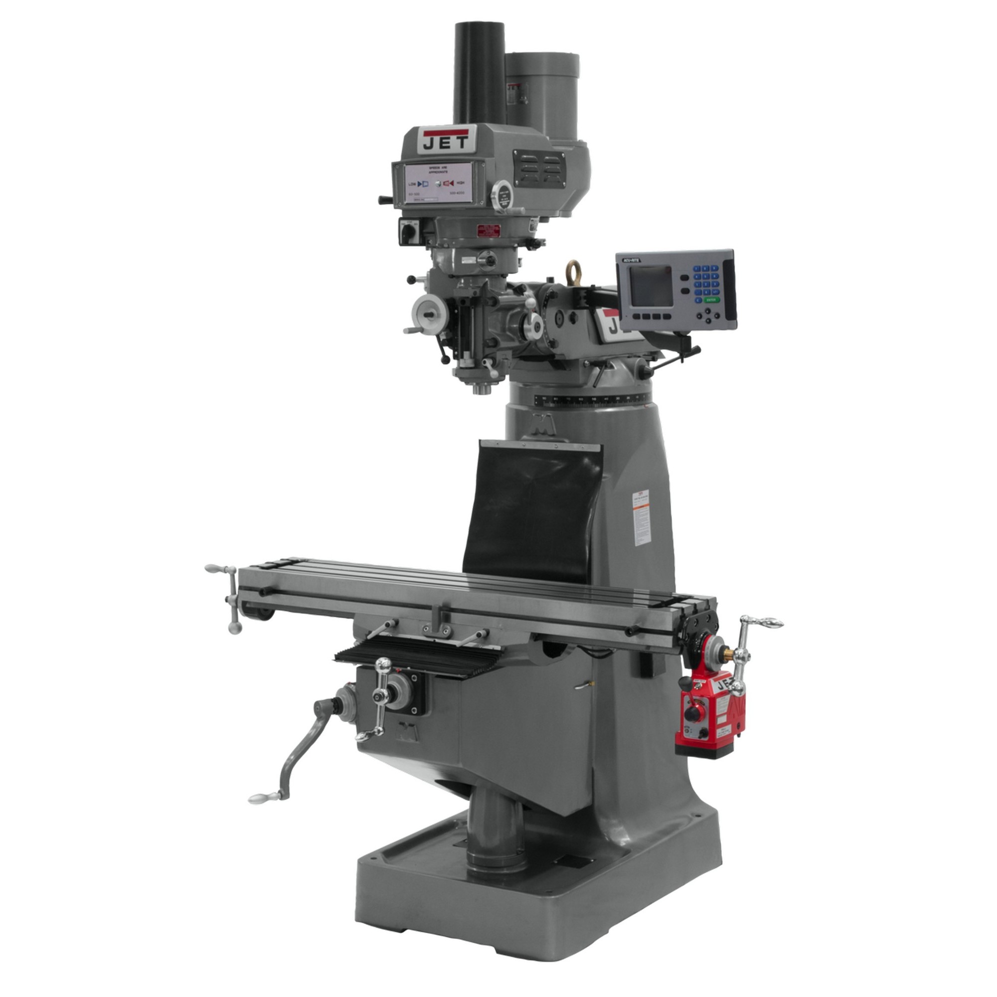 JET, Milling Machine, Horsepower 3 HP, Volts Multi, Model JTM-4VS