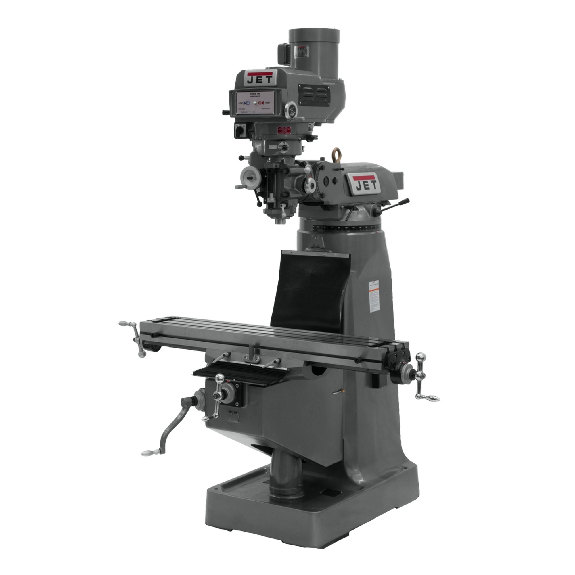 JET, Milling Machine, Horsepower 3 HP, Volts Multi, Model JTM-4VS