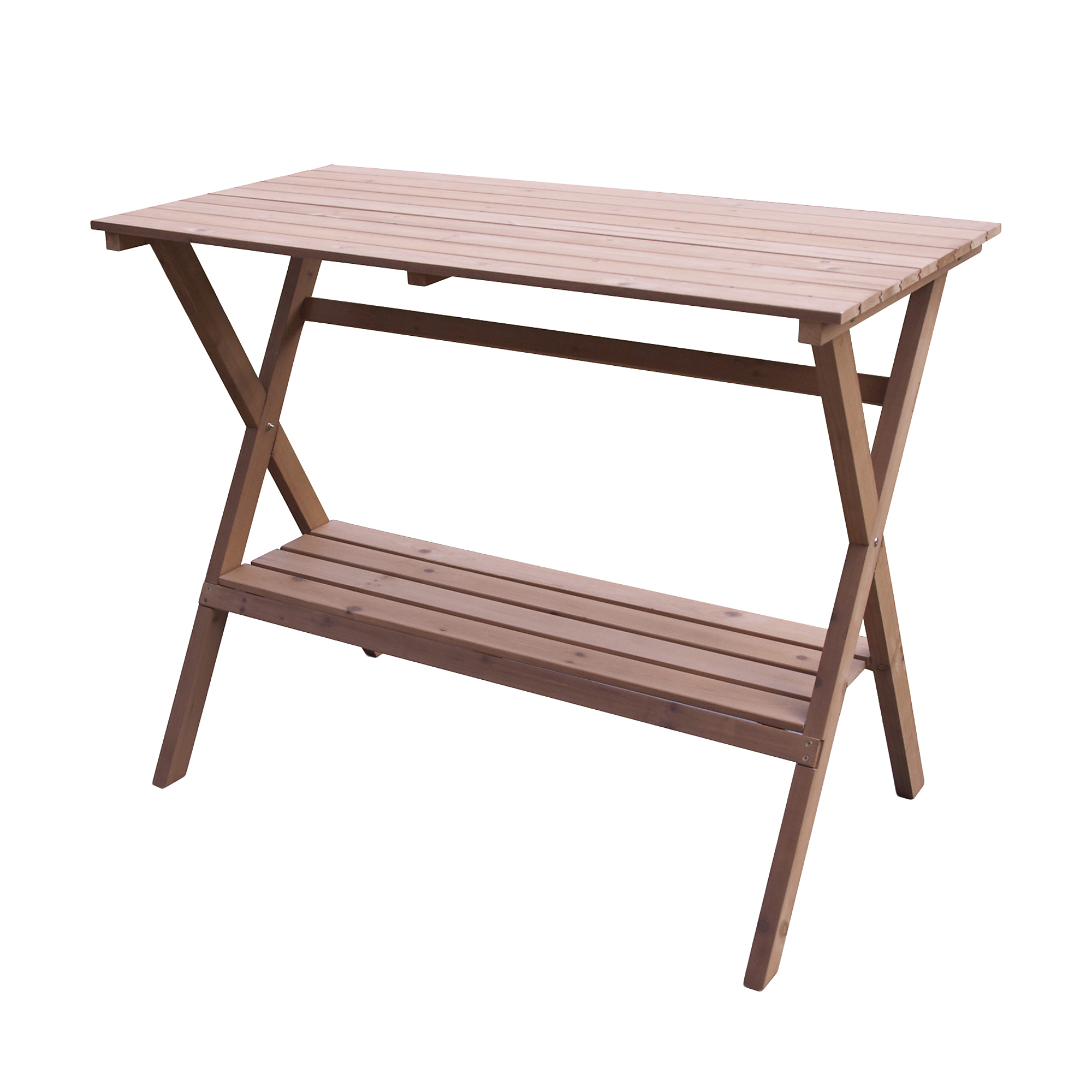 Merry Products, Simple Potting Bench, Container Length 25.39 in, Container Width 46.97 in, Material Wood, Model MPG-PB05