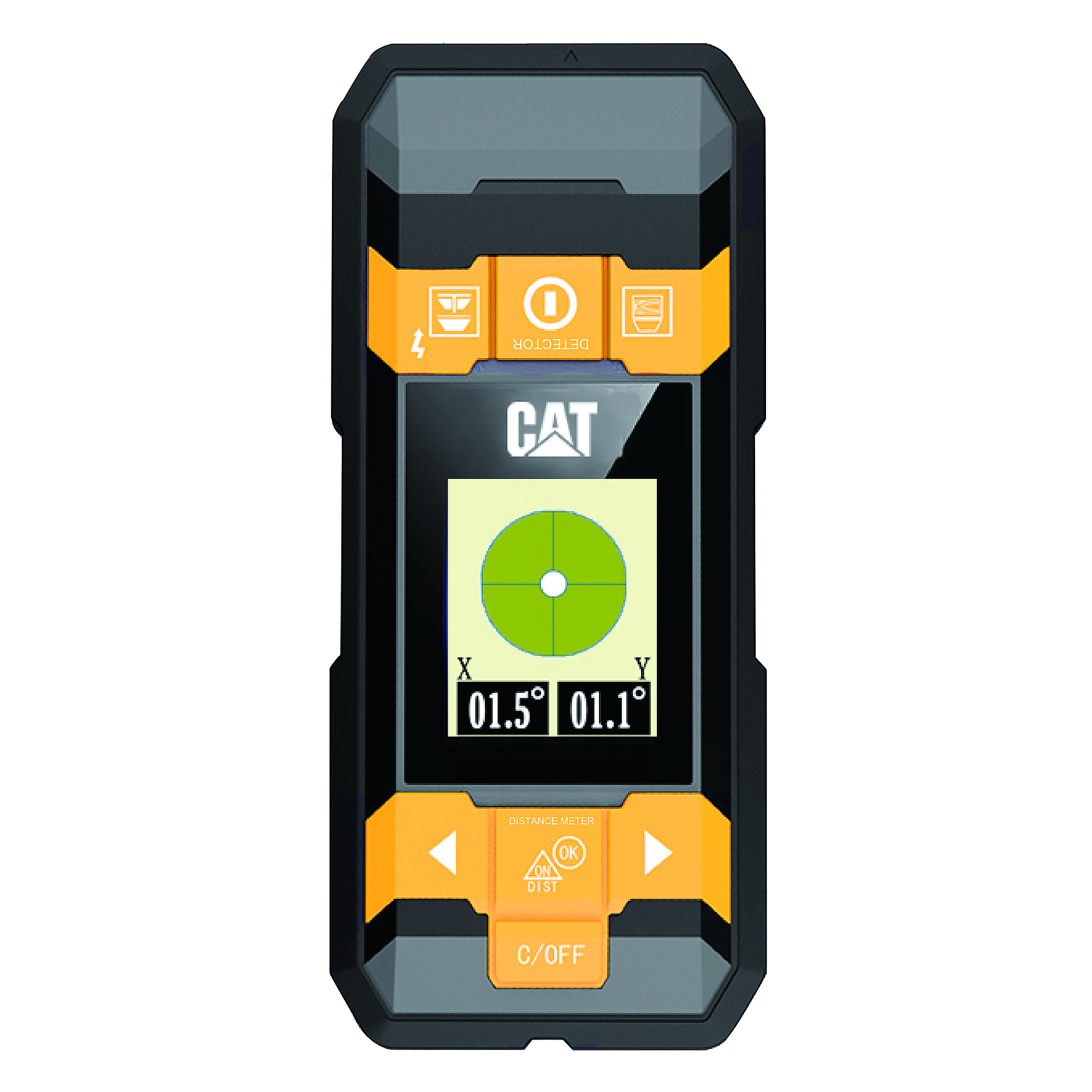 Caterpillar, 4Inch-1 Laser Measuring Tool, Level Type Laser, Length 5.25 in, Accuracy 0.197 in, Model 240385