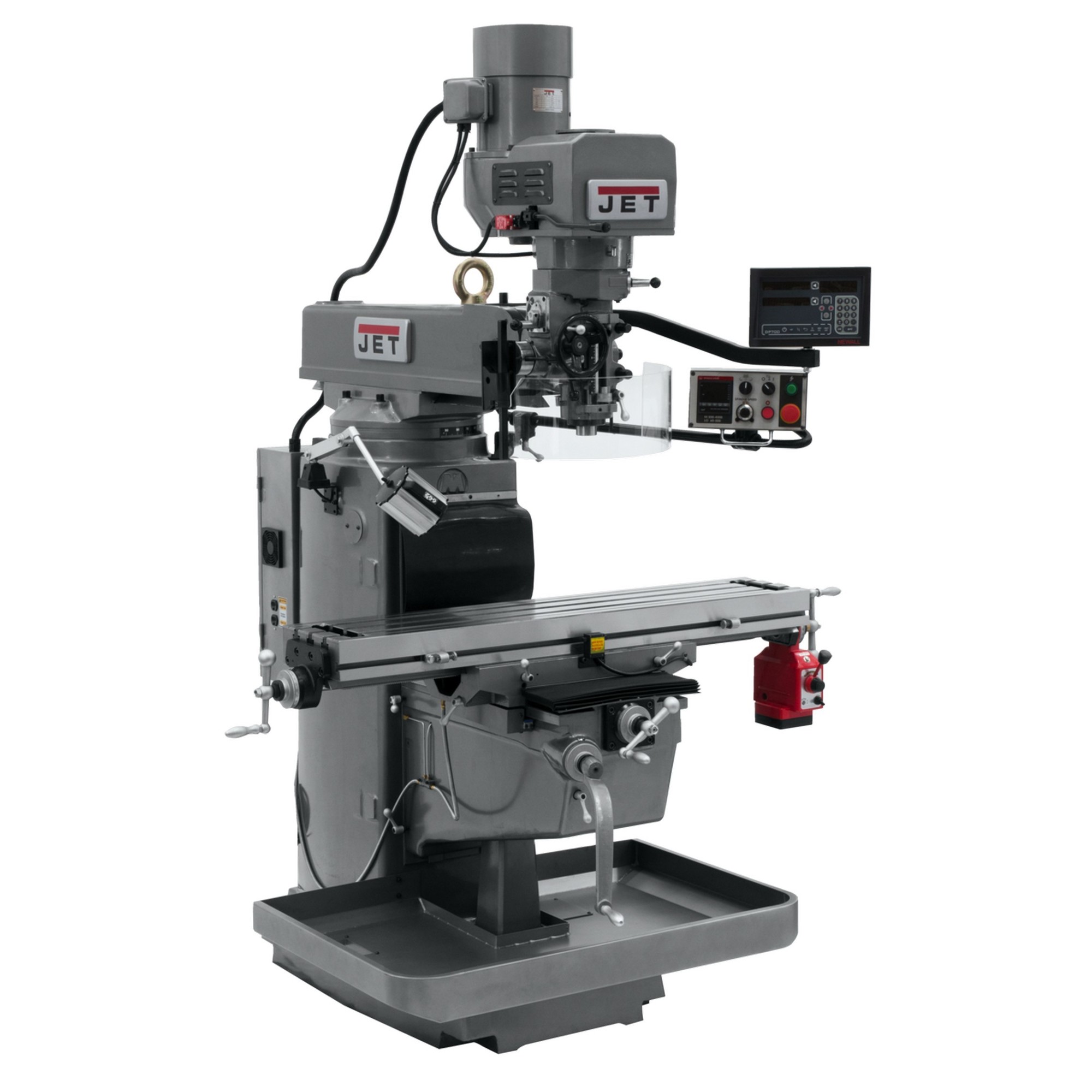 JET, Milling Machine, Horsepower 3 HP, Volts 230 Model JTM-1050EVS2/230