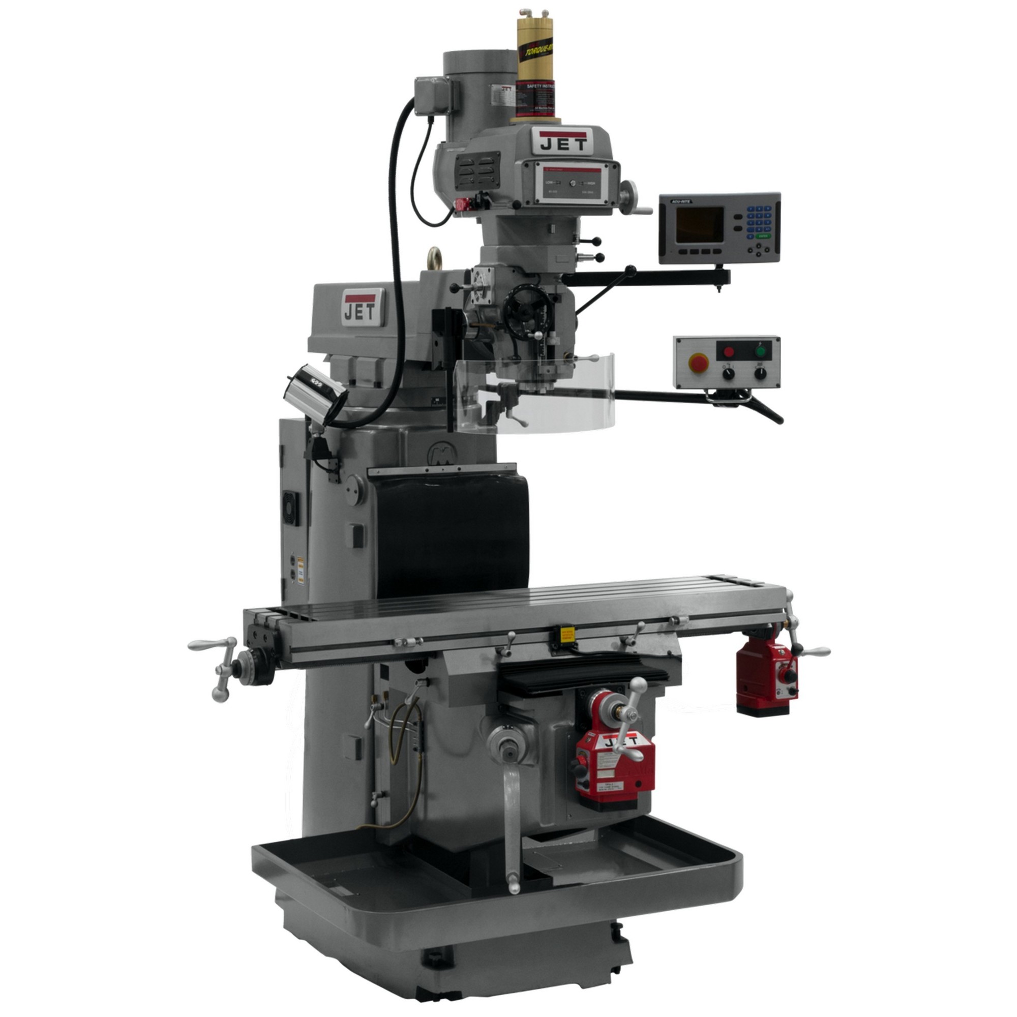 JET, Milling Machine, Horsepower 5 HP, Volts Multi, Model JTM-1254VS