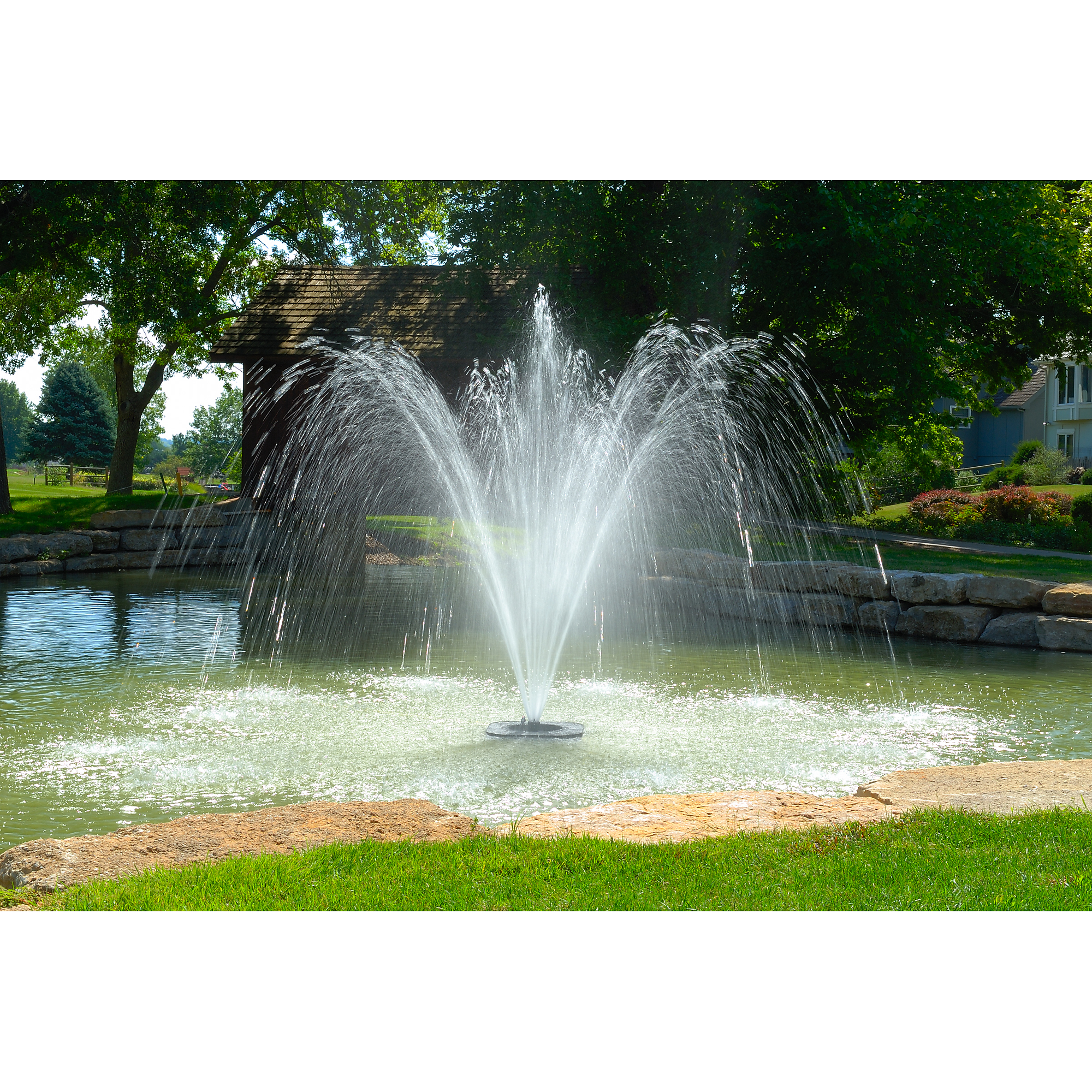 Outdoor Water Solutions, Font'N-Air Legacy - 1/2hp Display Fountain, Volts 115, Model 96LG5115100