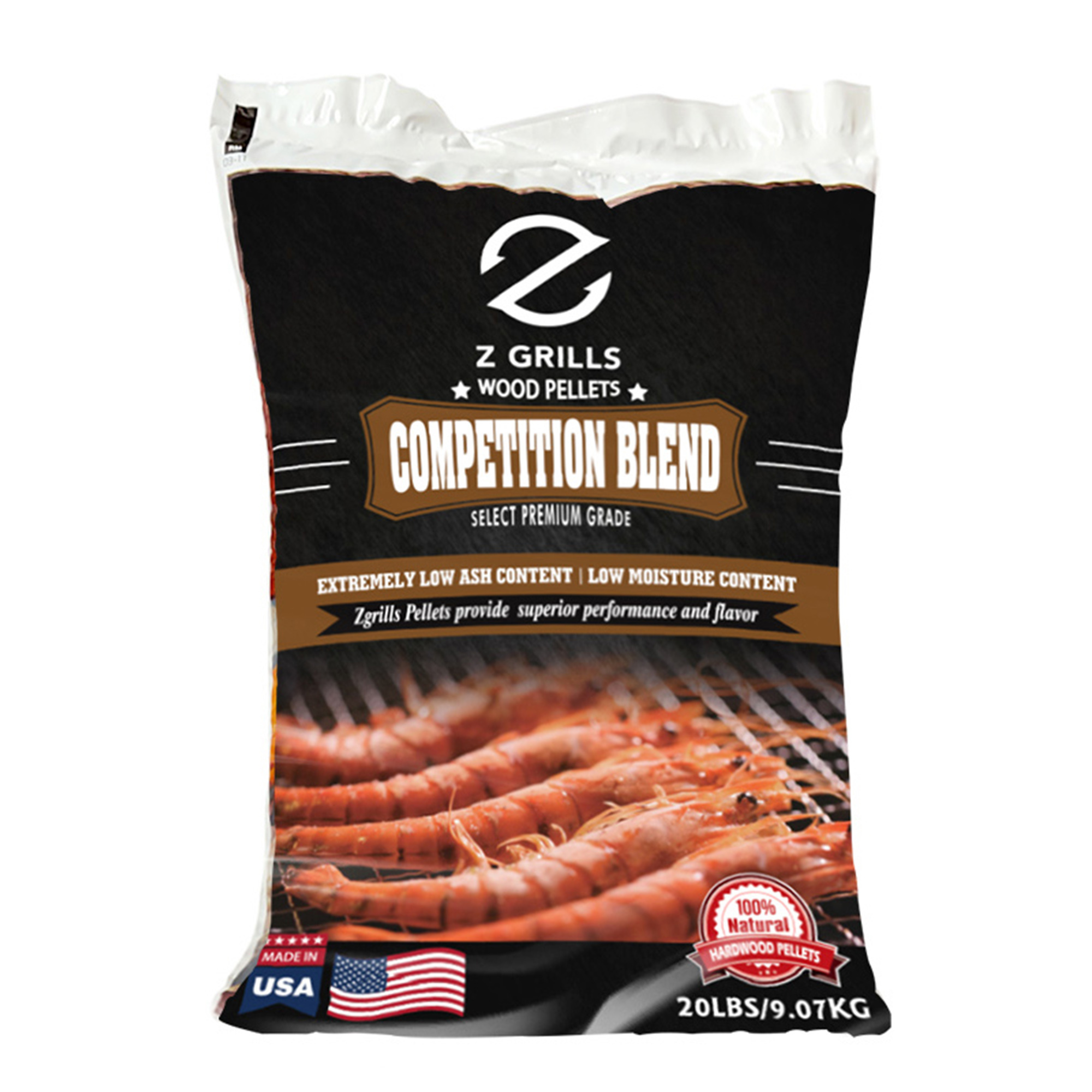 Z Grills, Competition Wood Grilling Pellets, Model WP-COMPETITION-B-20