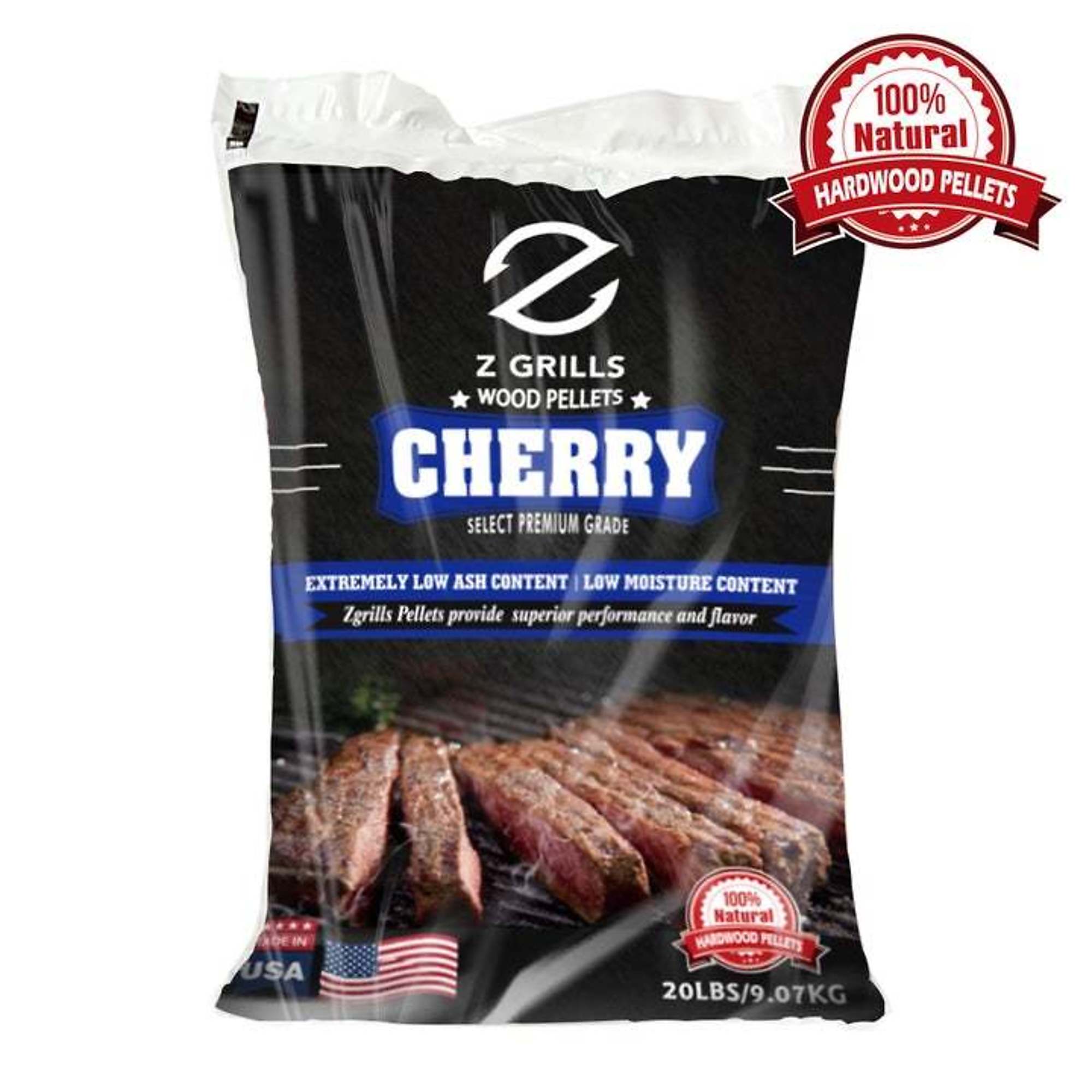 Z Grills, Sweet Cherry Wood Smoker Grill Pellets, Model WP-CHERRY-20