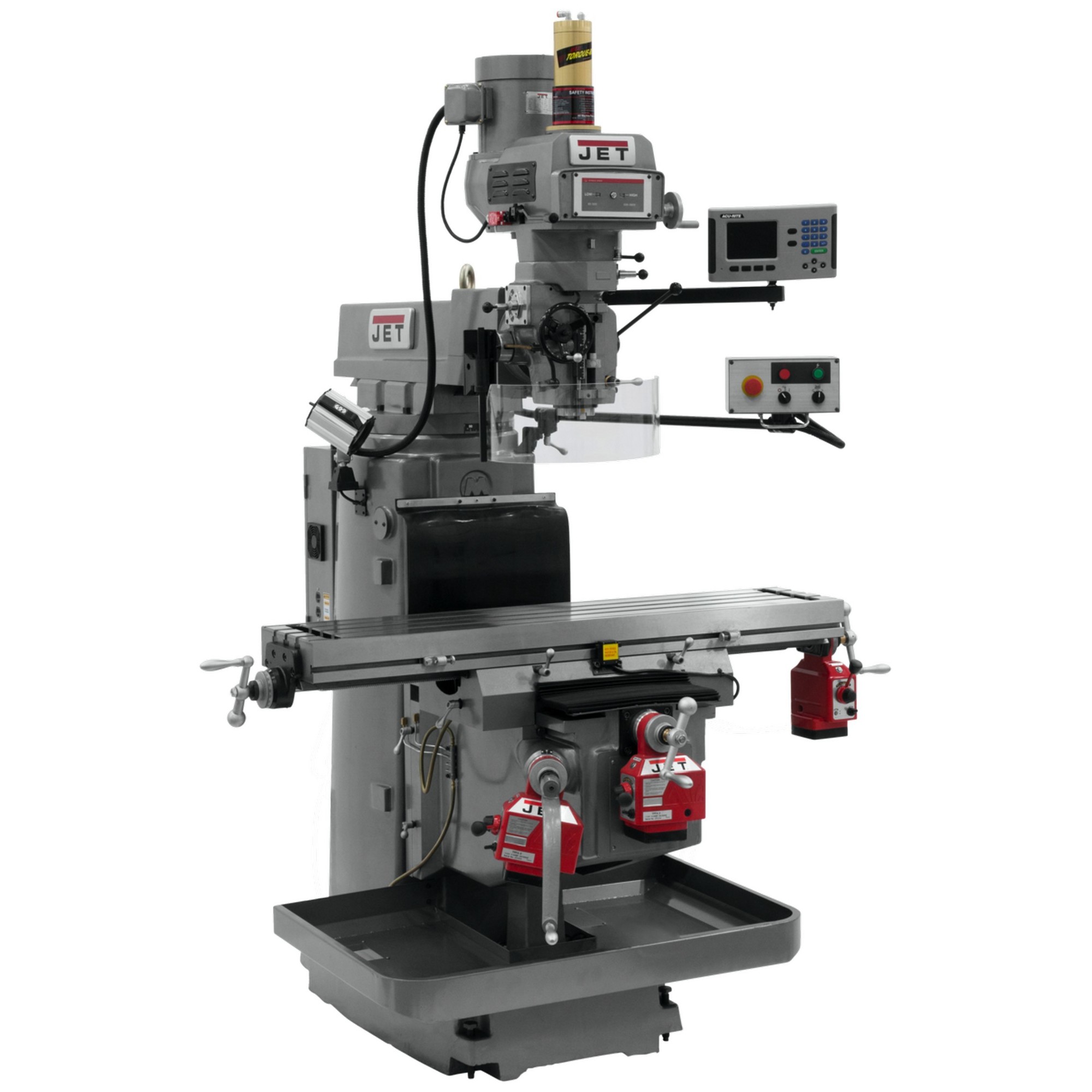 JET, Milling Machine, Horsepower 5 HP, Volts Multi, Model JTM-1254VS