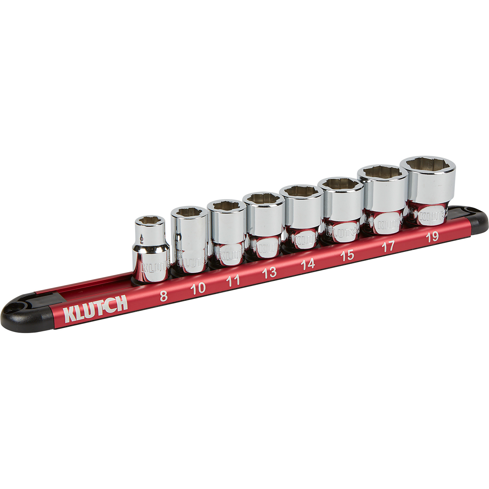Klutch 3/8Inch Drive Bolt Extractor Set, 8-Piece, Metric