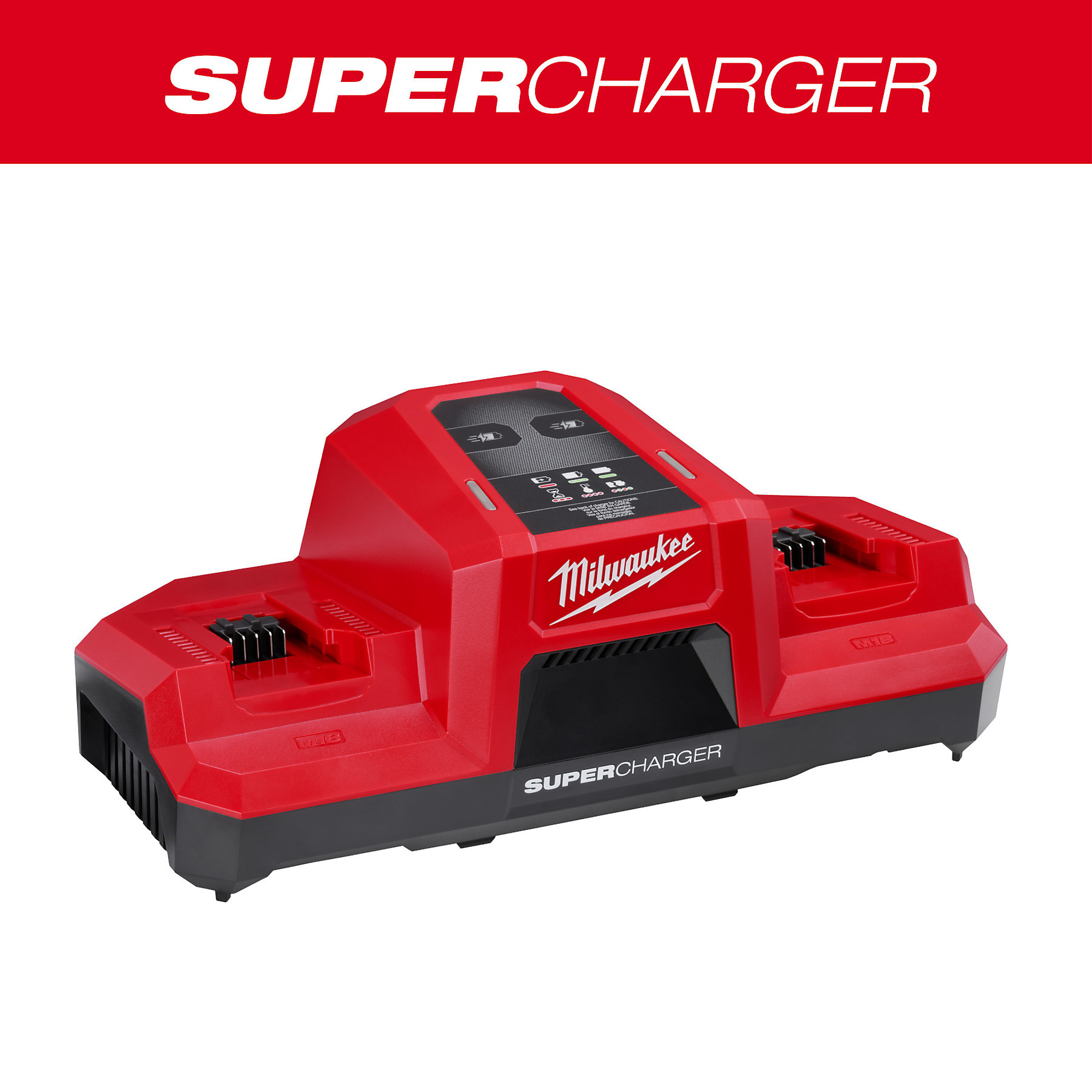Milwaukee, M18 Dual Bay Simultaneous Super Charger, Volts 18 Model 48-59-1815