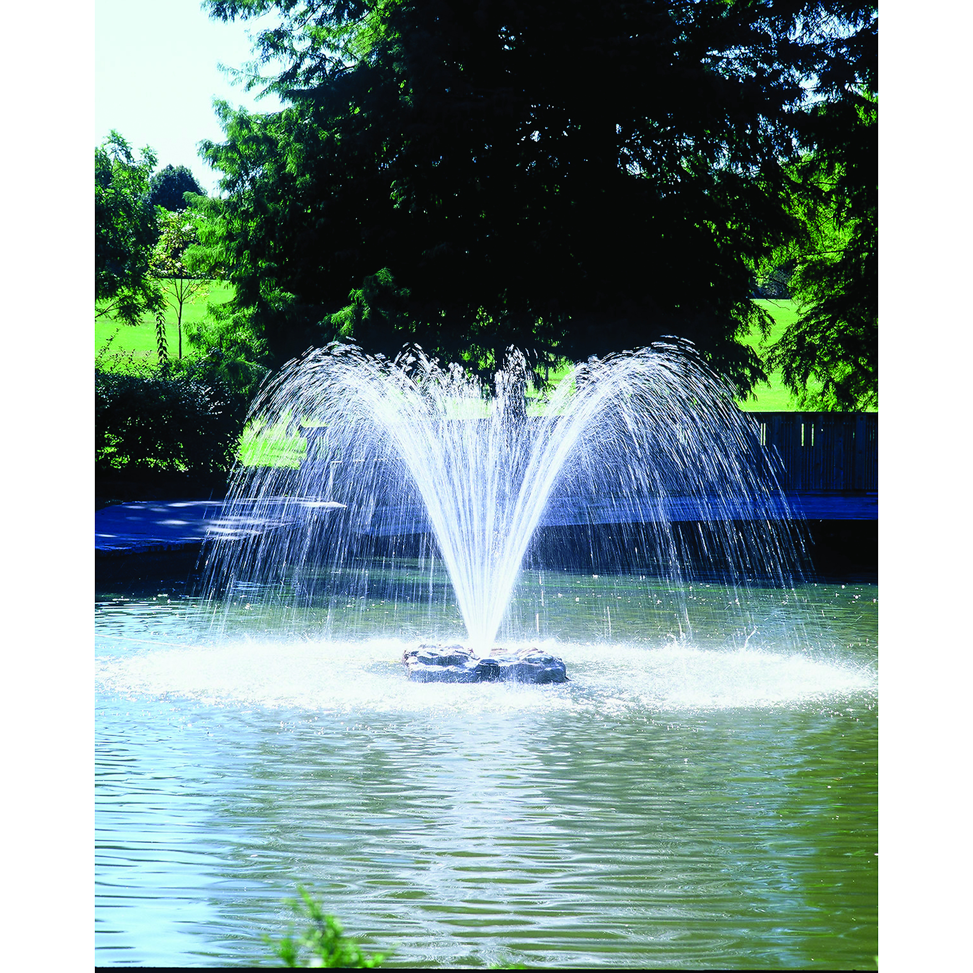 Outdoor Water Solutions, Font'N-Air Ready (Solace) - 1hp Display Fountain, Volts 230, Model 95RSL12301S