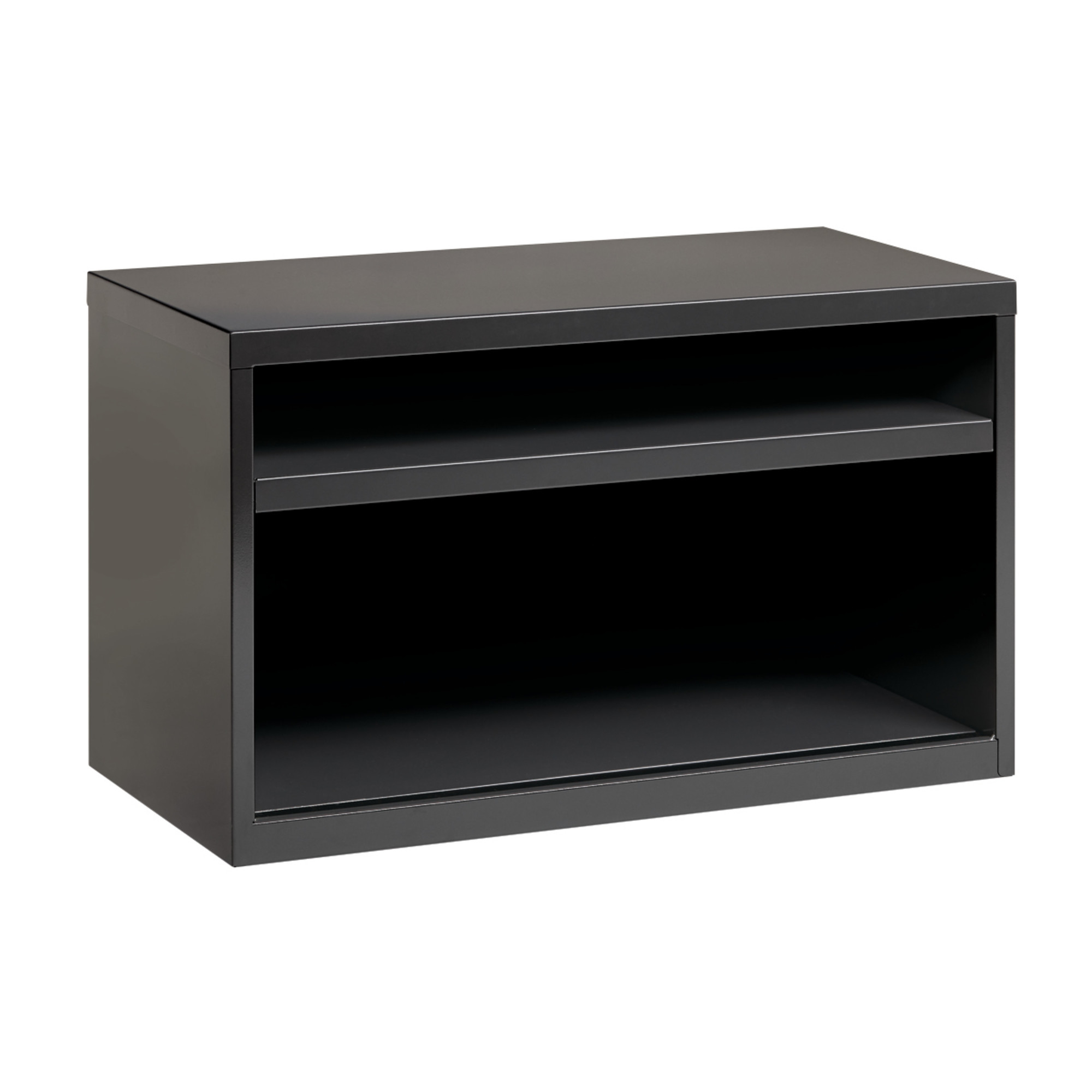 Hirsh Industries, Credenza Lateral Cabinet with Open Shelves, Height 22 in, Width 36 in, Model 20509