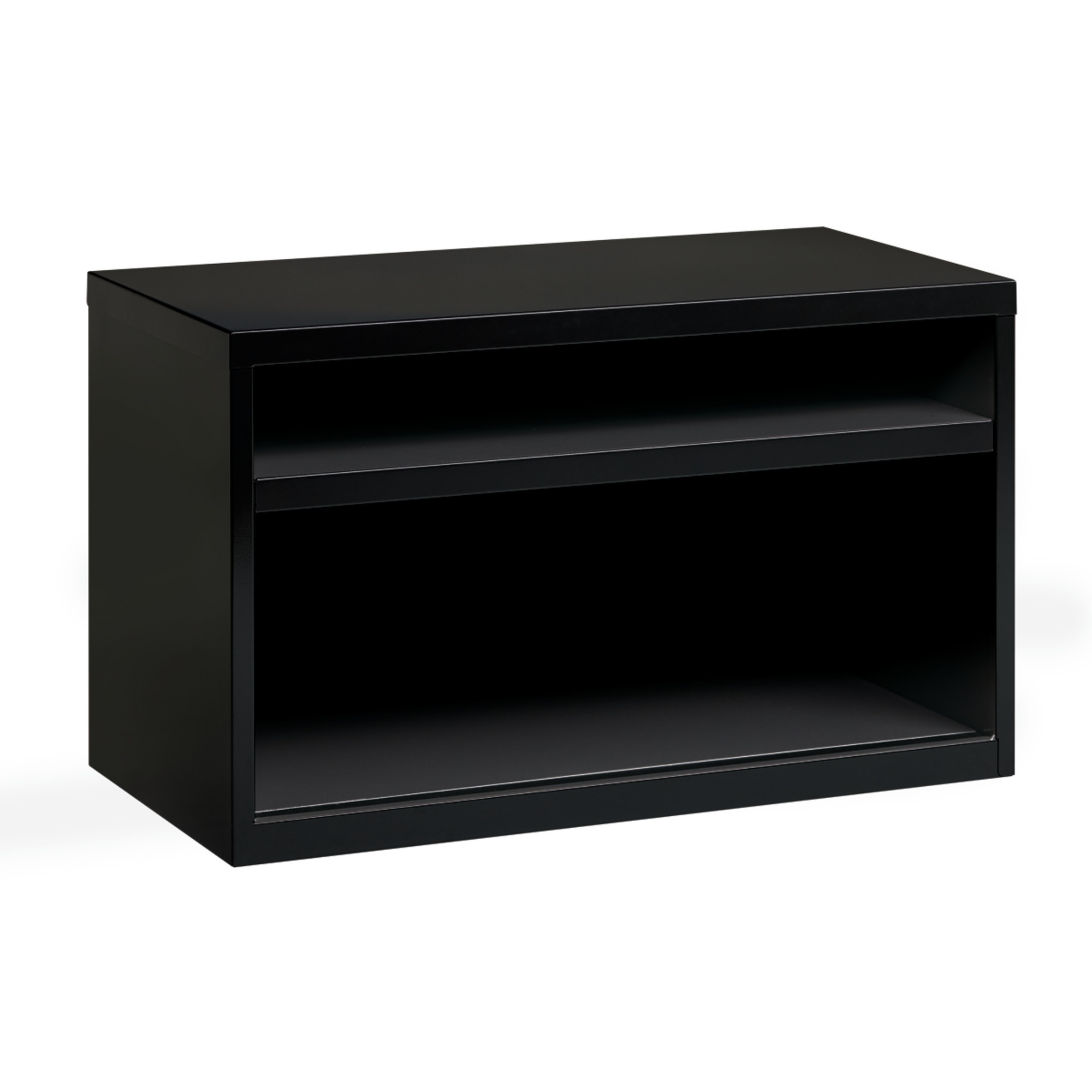 Hirsh Industries, Credenza Lateral Cabinet with Open Shelves, Height 22 in, Width 36 in, Model 20508