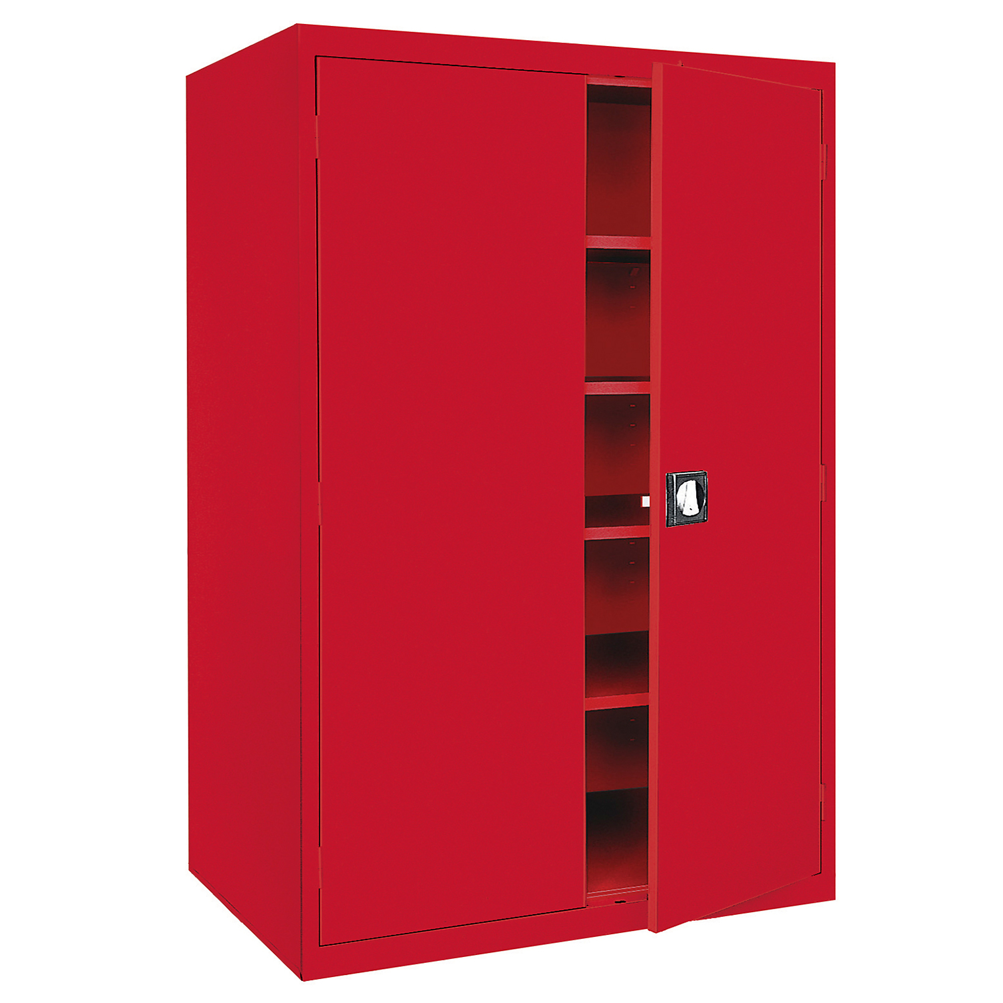 Sandusky, Elite Series Welded Cabinet 46x24x72 - Red, Height 72 in, Width 46 in, Color Red, Model - Sandusky Lee EA4R462472-01