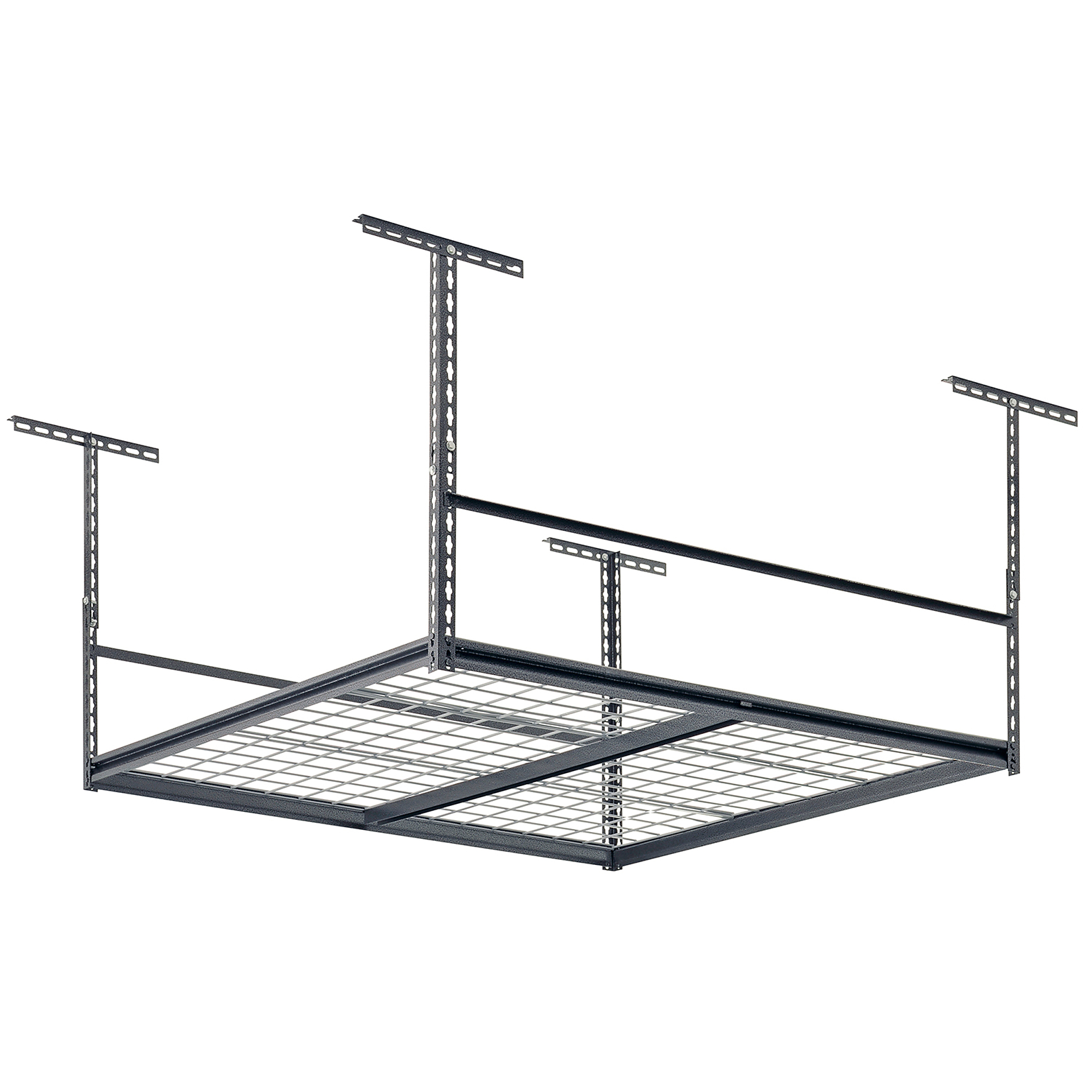 Edsal Muscle Rack, Silver Adjustable Overhead Storage Rack, 47in. x 47in., Steel, Model # LR4747-SV