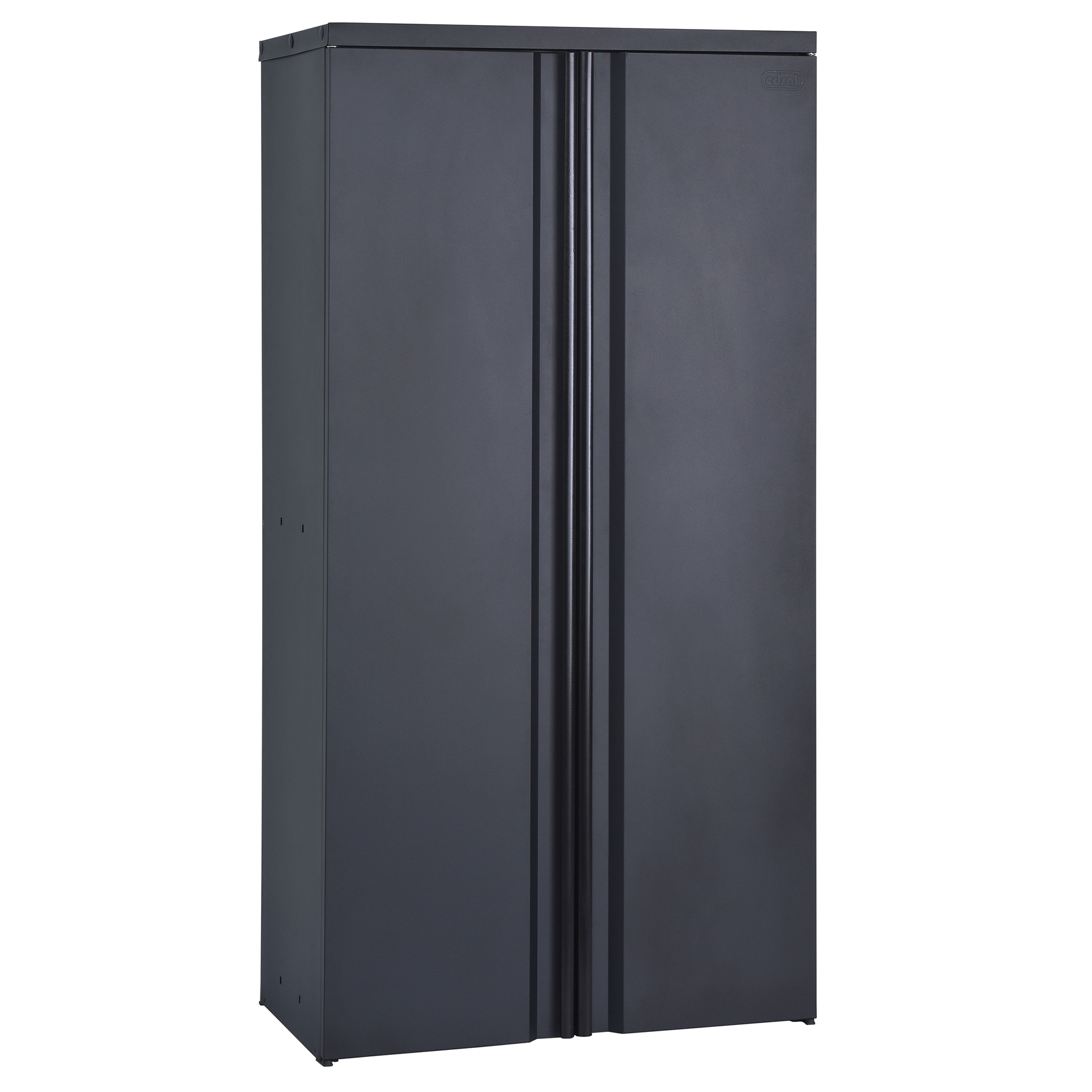 Edsal, Ready To Assemble Cabinet 36Inch Wx18Inch Dx72Inch H - Black, Height 72 in, Width 18 in, Color Black, Model - Sandusky Lee RTA361872-BLK