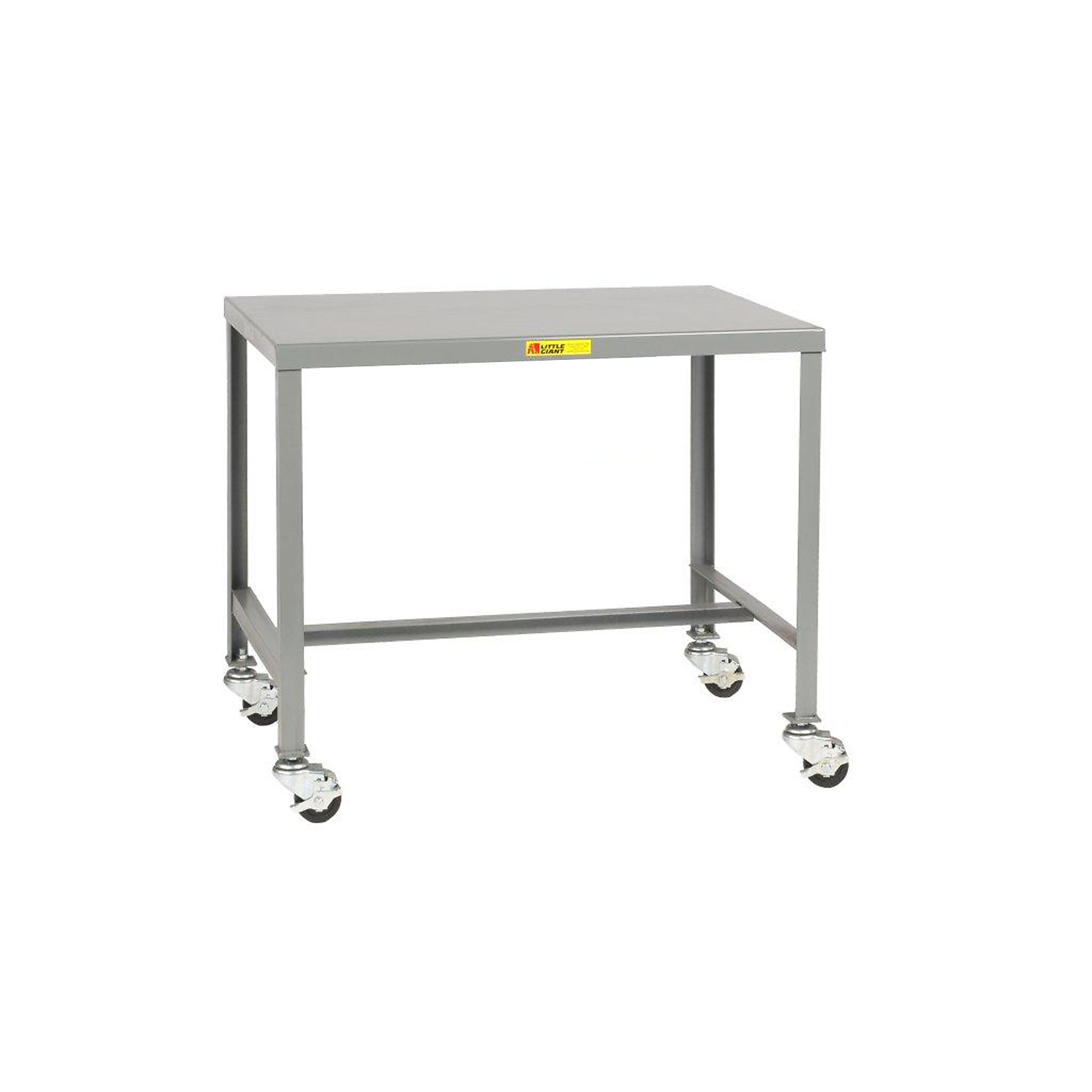 Little Giant, Steel-Top Machine Tables, Mobile, 24Inchx36Inch, Width 36 in, Depth 24 in, Height 30 in, Model MT1-2436-30-3R