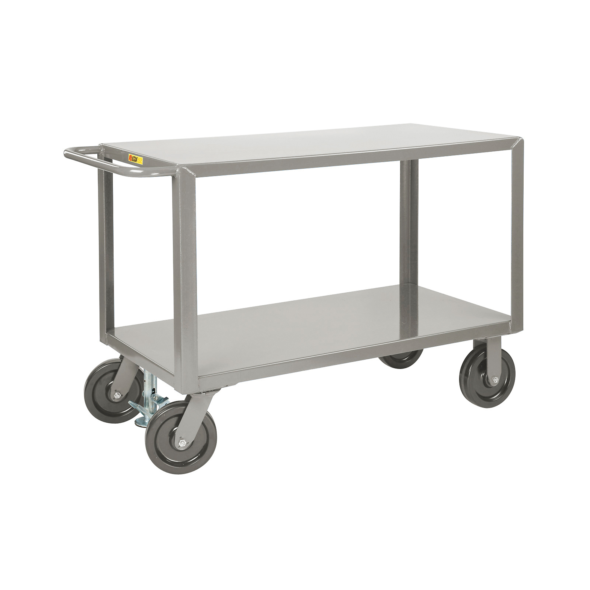 Little Giant, Extra-Heavy Duty Shelf Truck, 30x60, 5000 lbs, Total Capacity 5000 lb, Shelves (qty.) 2, Material Carbon Steel, Model GH-3060-8PHK-FL