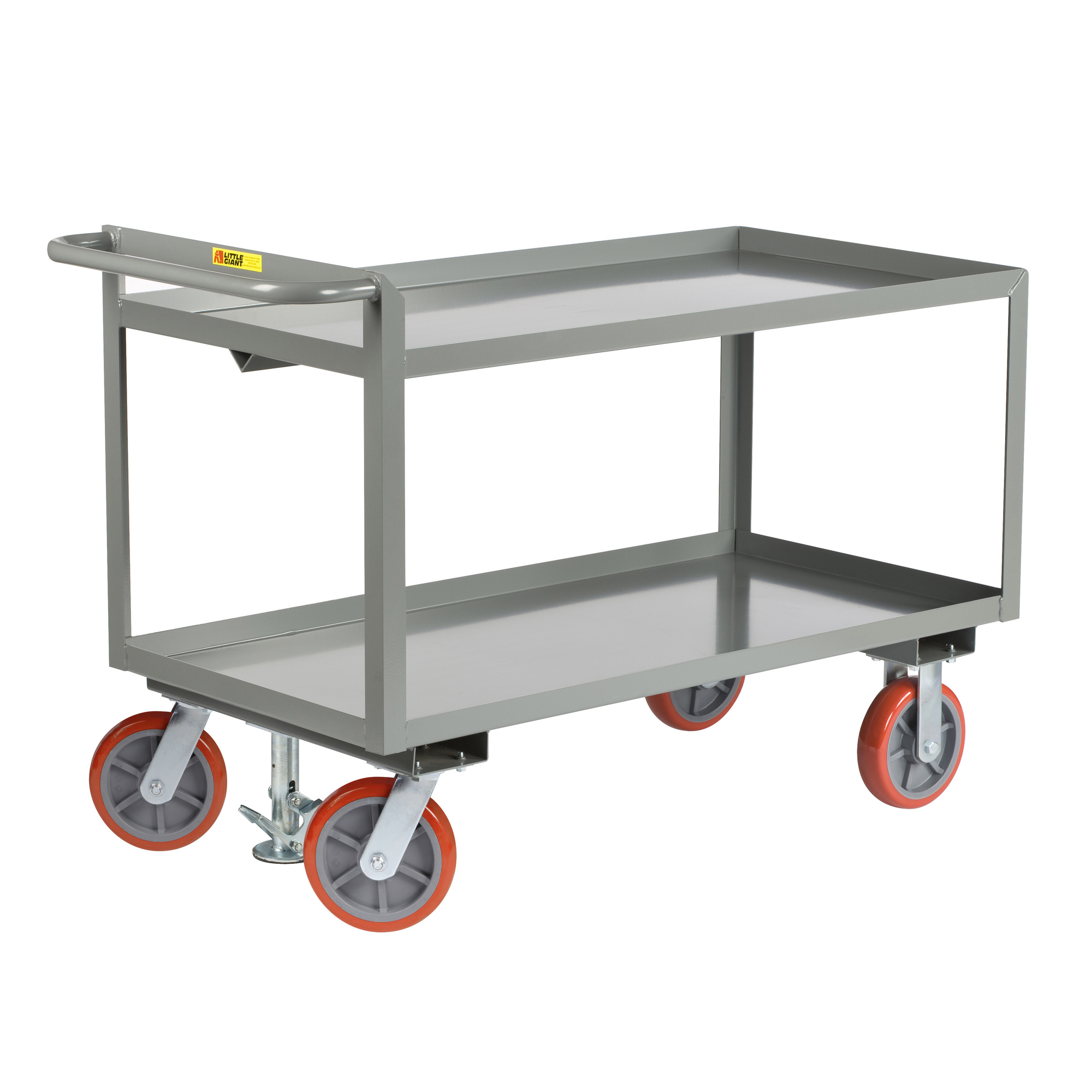 Little Giant, Merchandise Collectors, 30x48, 3600 lbs., Total Capacity 3600 lb, Shelves (qty.) 2, Material Carbon Steel, Model GL-3048-8PYFL