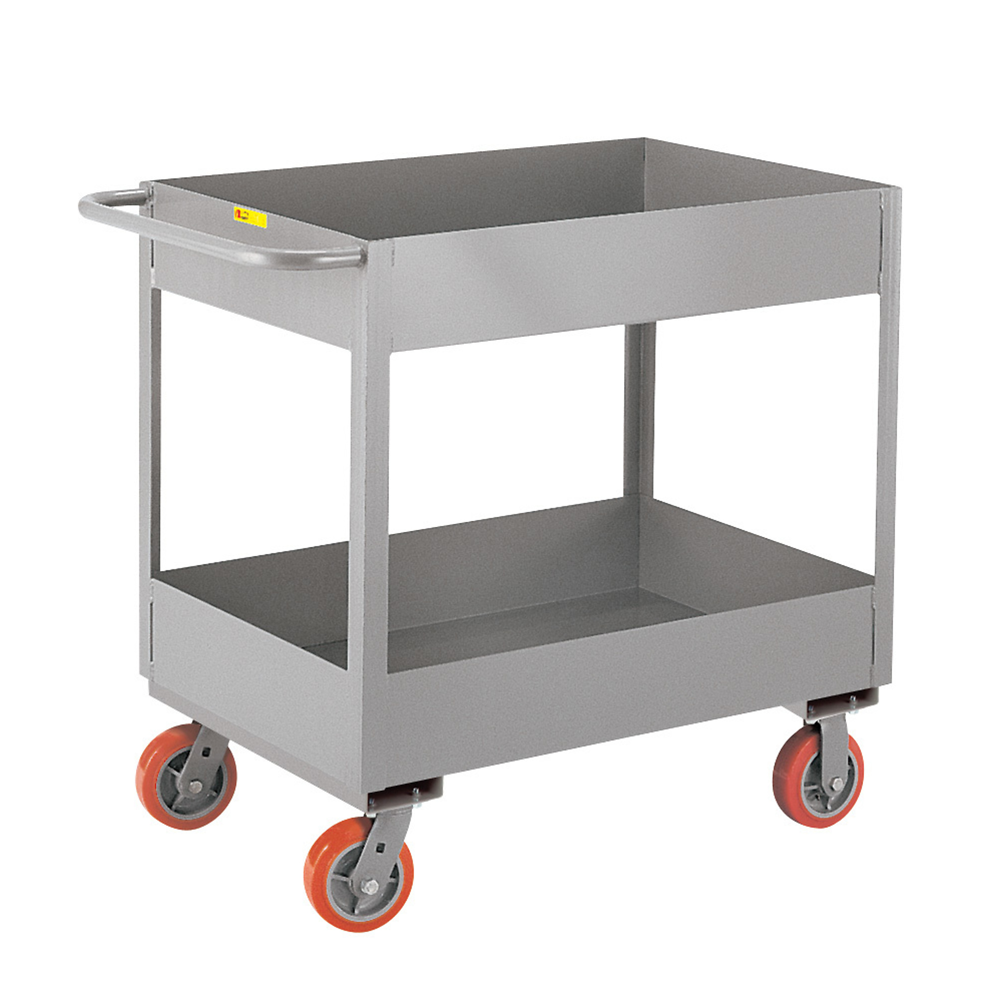 Little Giant, 6Inch Deep Shelf Truck, 18x30, 3600 lbs, Total Capacity 3600 lb, Shelves (qty.) 2, Material Carbon Steel, Model DS1830X6-6PY