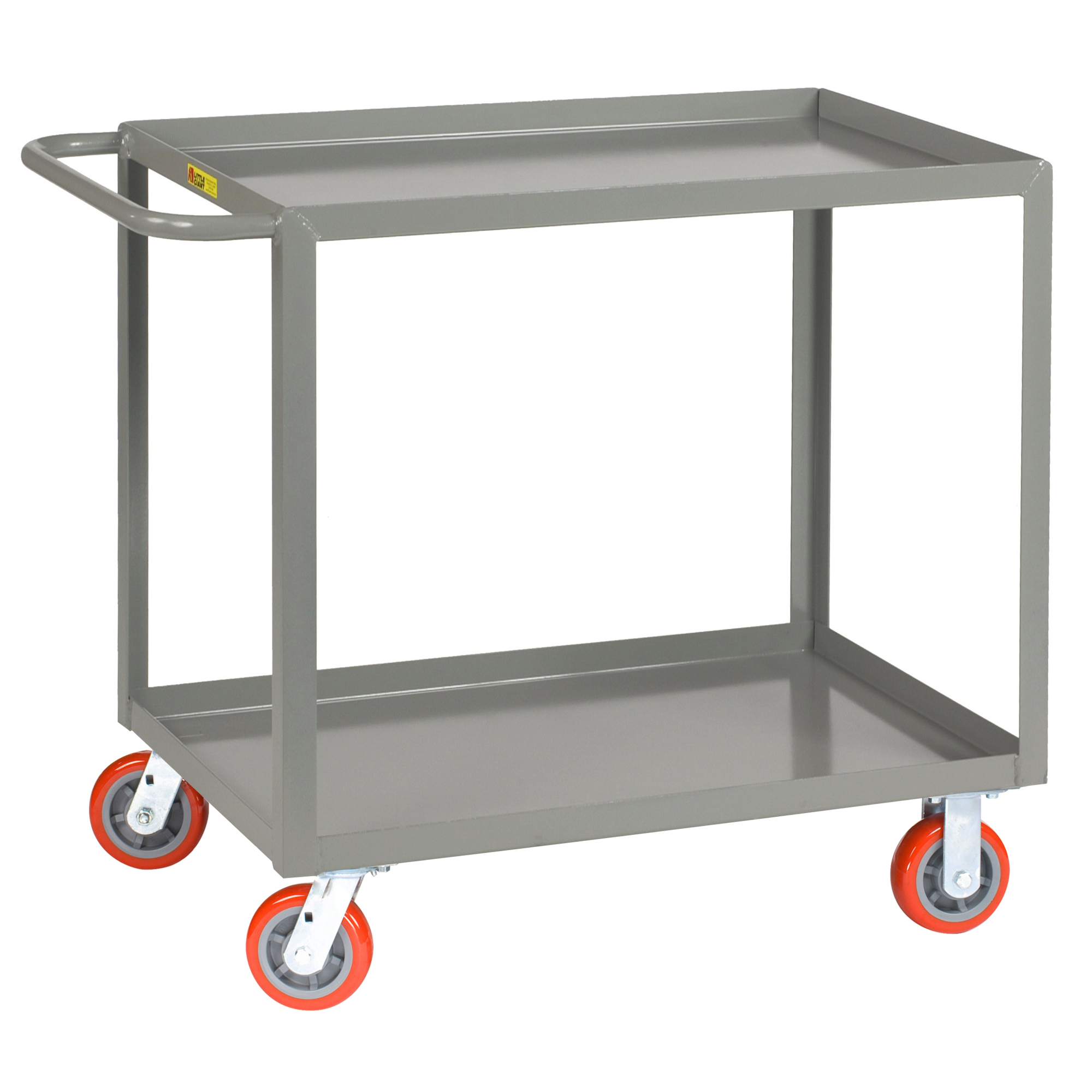 Little Giant, Welded Service Cart, 24x48, 2000 lbs, Total Capacity 2000 lb, Shelves (qty.) 2, Material Carbon Steel, Model LGL-2448-6PY