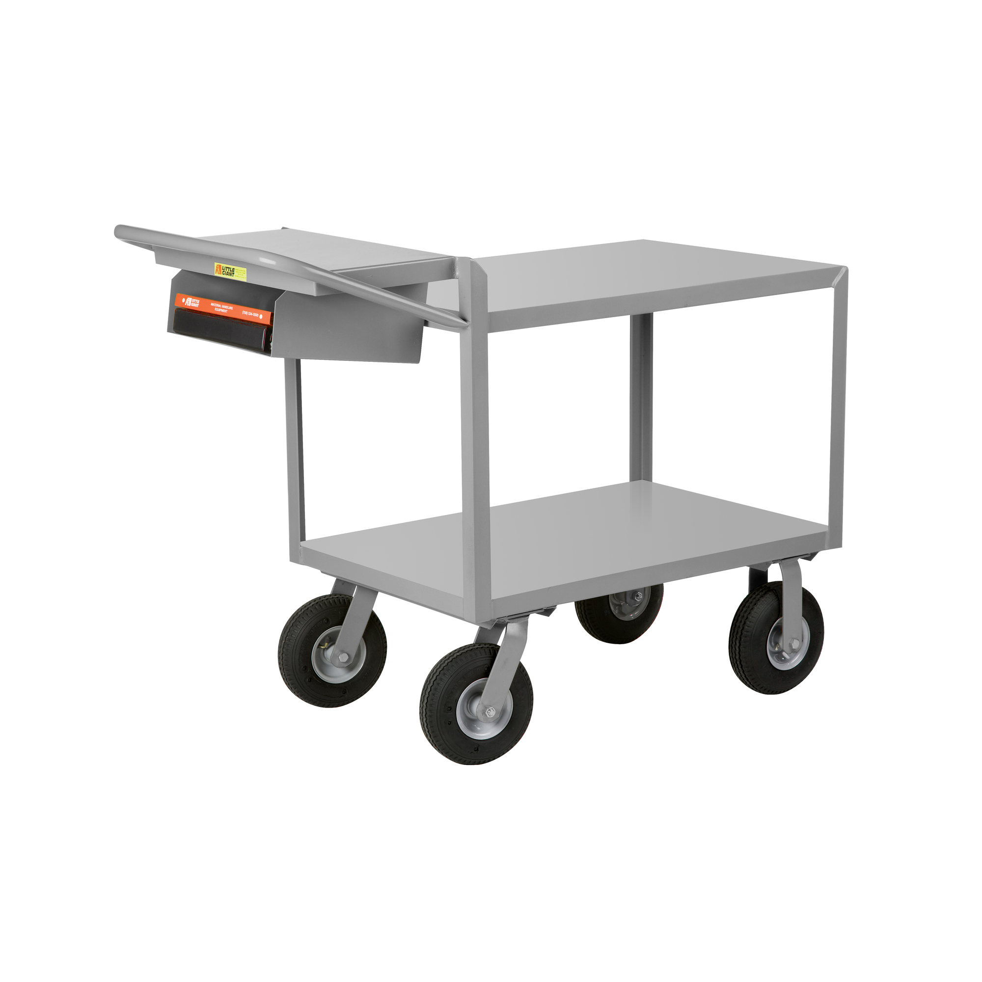 Little Giant, Inst Cart, Writing Shf, Strg Pckt, 24x36, 1200 lbs, Total Capacity 1200 lb, Shelves (qty.) 2, Material Carbon Steel, Model G-2436-9P-WSP