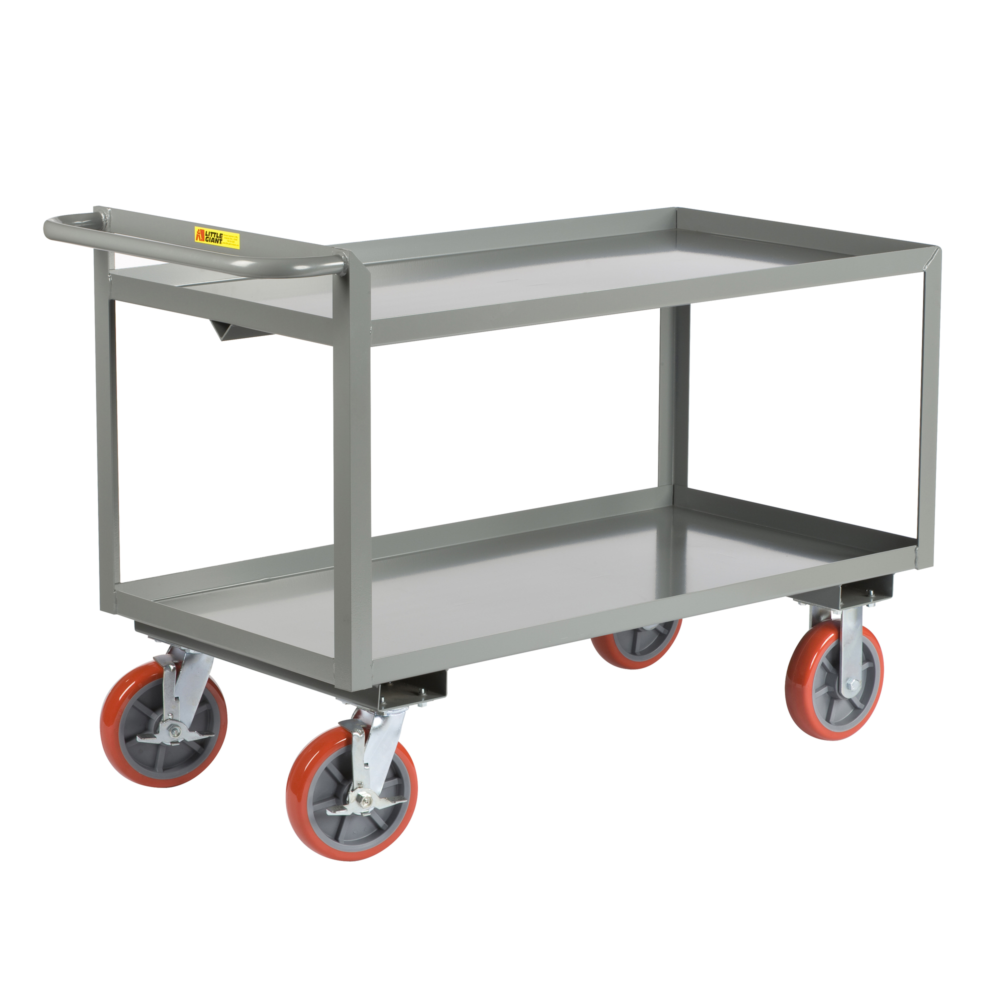 Little Giant, Merchandise Collectors, 30x60, 3600 lbs, Total Capacity 3600 lb, Shelves (qty.) 2, Material Carbon Steel, Model GL-3060-8PYBK