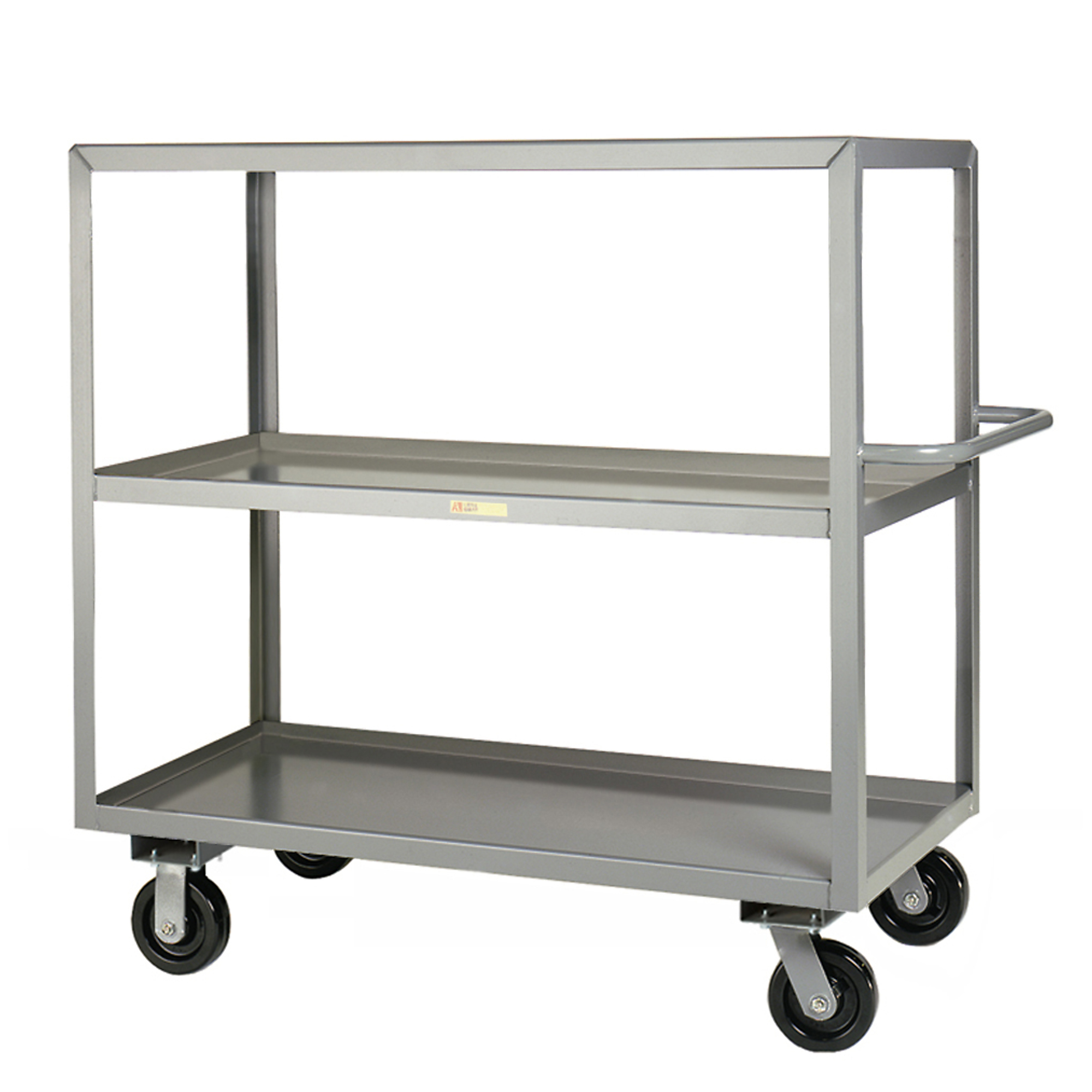 Little Giant, Multi-Shelf Trucks, 30x48, 3600 lbs, Total Capacity 3600 lb, Shelves (qty.) 3, Material Carbon Steel, Model 3ML-3048-6PH