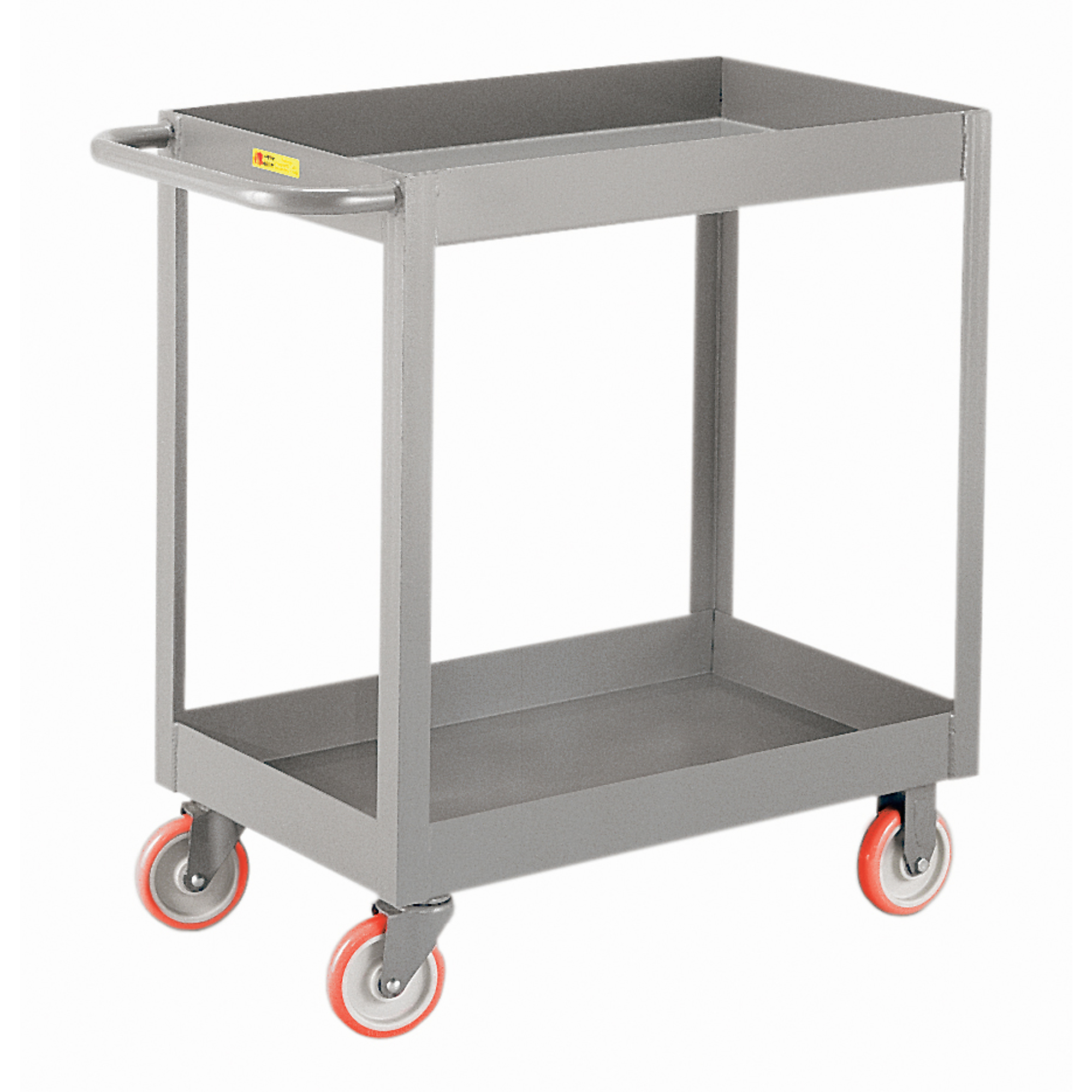 Little Giant, 3Inch Deep Shelf Truck, 24x36, 1200 lbs, Total Capacity 1200 lb, Shelves (qty.) 2, Material Carbon Steel, Model DS2436X3-5PY