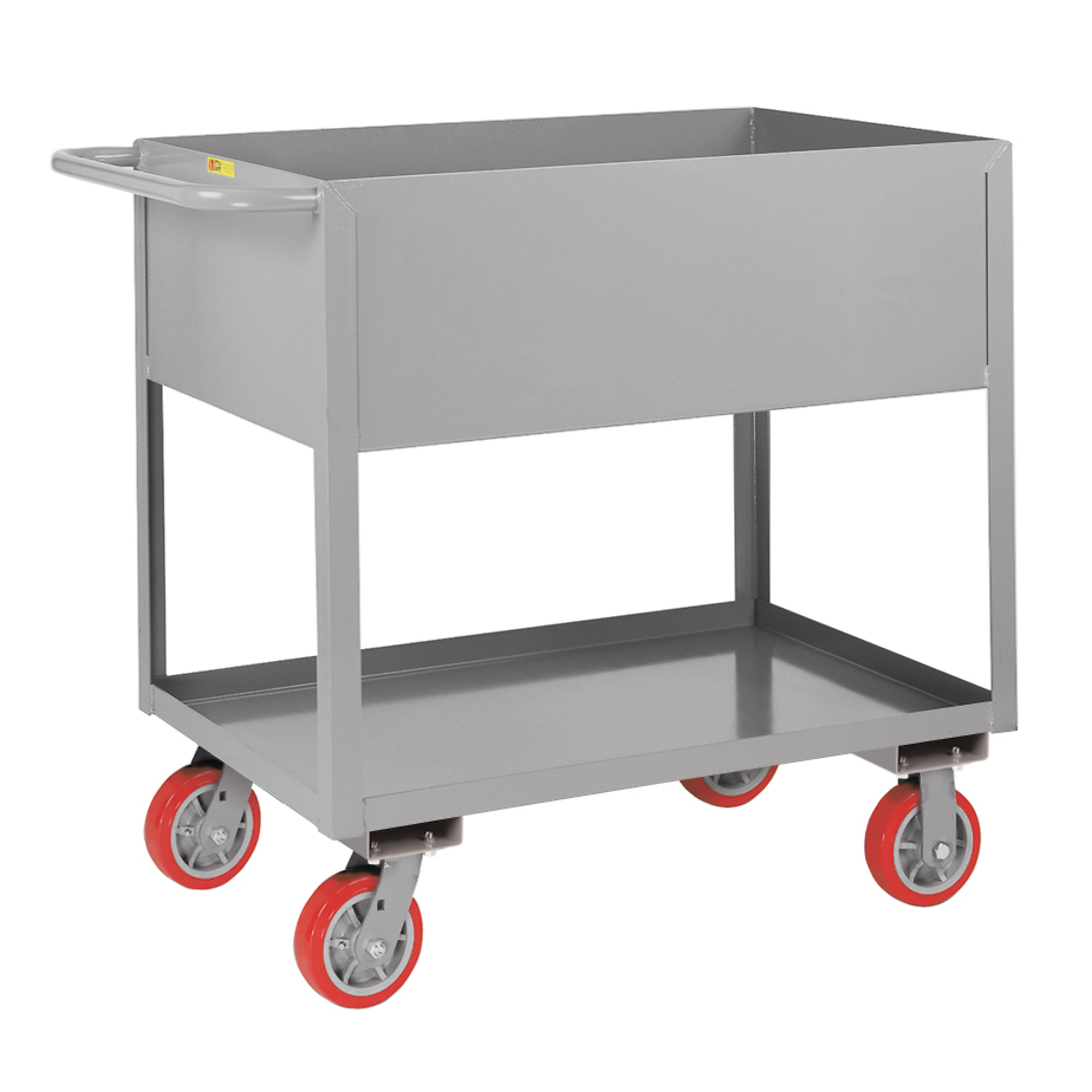 Little Giant, 12Inch Deep Shelf Truck, 24x36, 3600 lbs, Total Capacity 3600 lb, Shelves (qty.) 2, Material Carbon Steel, Model DS2436X12-6PY