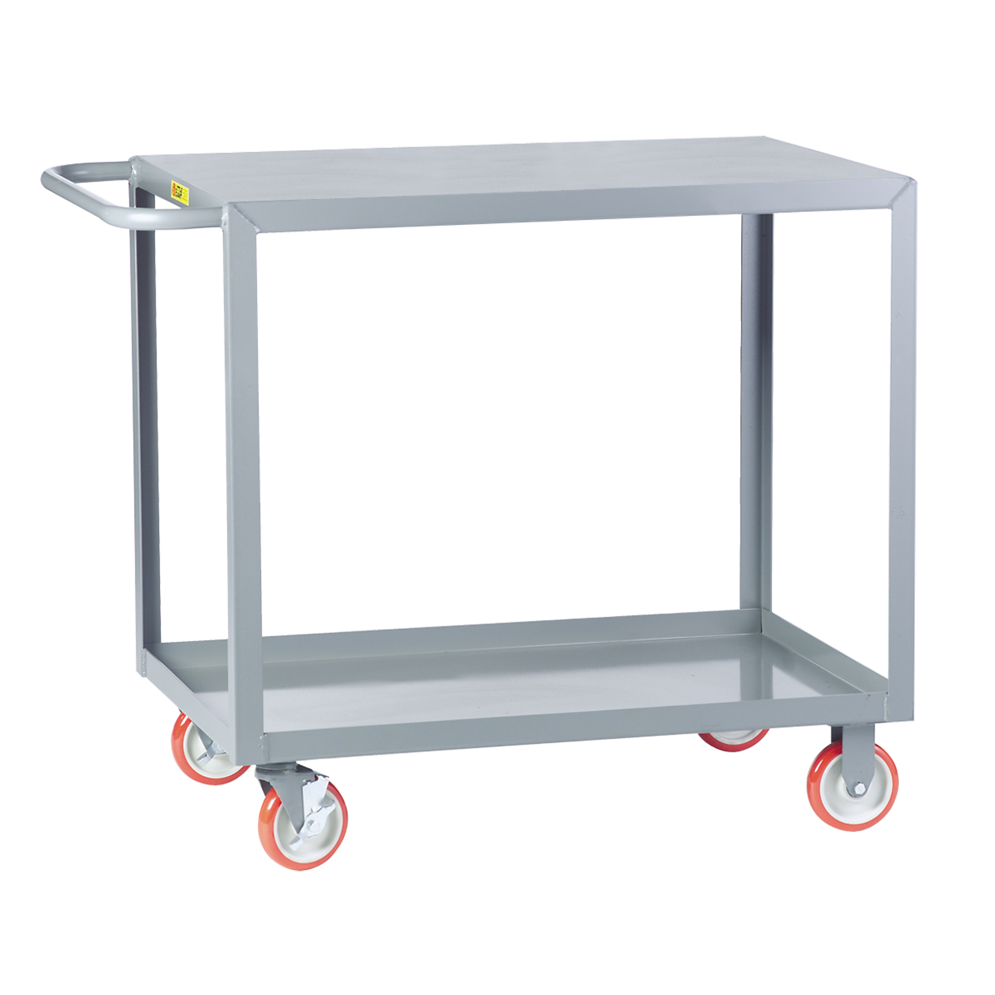 Little Giant, Welded Service Cart, 18x24, 1200 lbs, Total Capacity 1200 lb, Shelves (qty.) 2, Material Carbon Steel, Model LG-1824-BRK