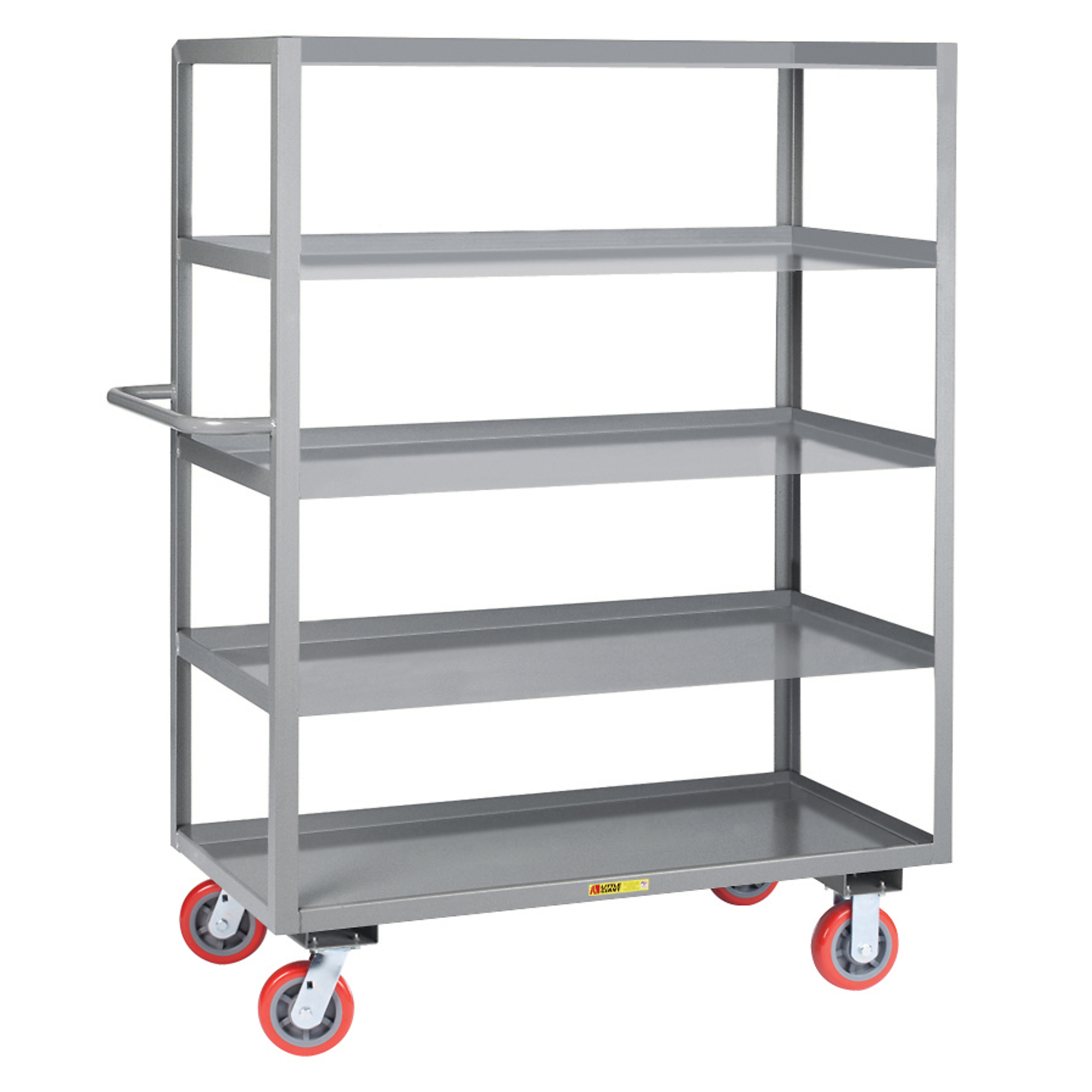 Little Giant, Multi-Shelf Order Picking Truck, 24x36, 3600 lbs, Total Capacity 3600 lb, Shelves (qty.) 5, Material Carbon Steel, Model 5MC-2436-6PY