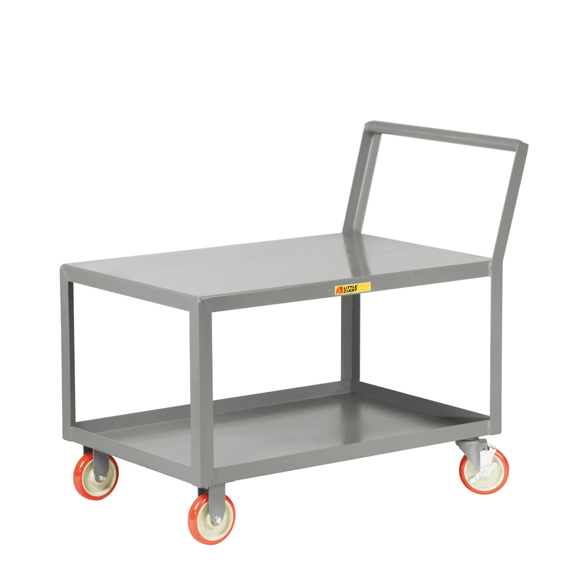 Little Giant, Low Deck Truck, 30x48, 1200 lbs, Flush Top, Total Capacity 1200 lb, Shelves (qty.) 2, Material Carbon Steel, Model LK-3048-5PYBK