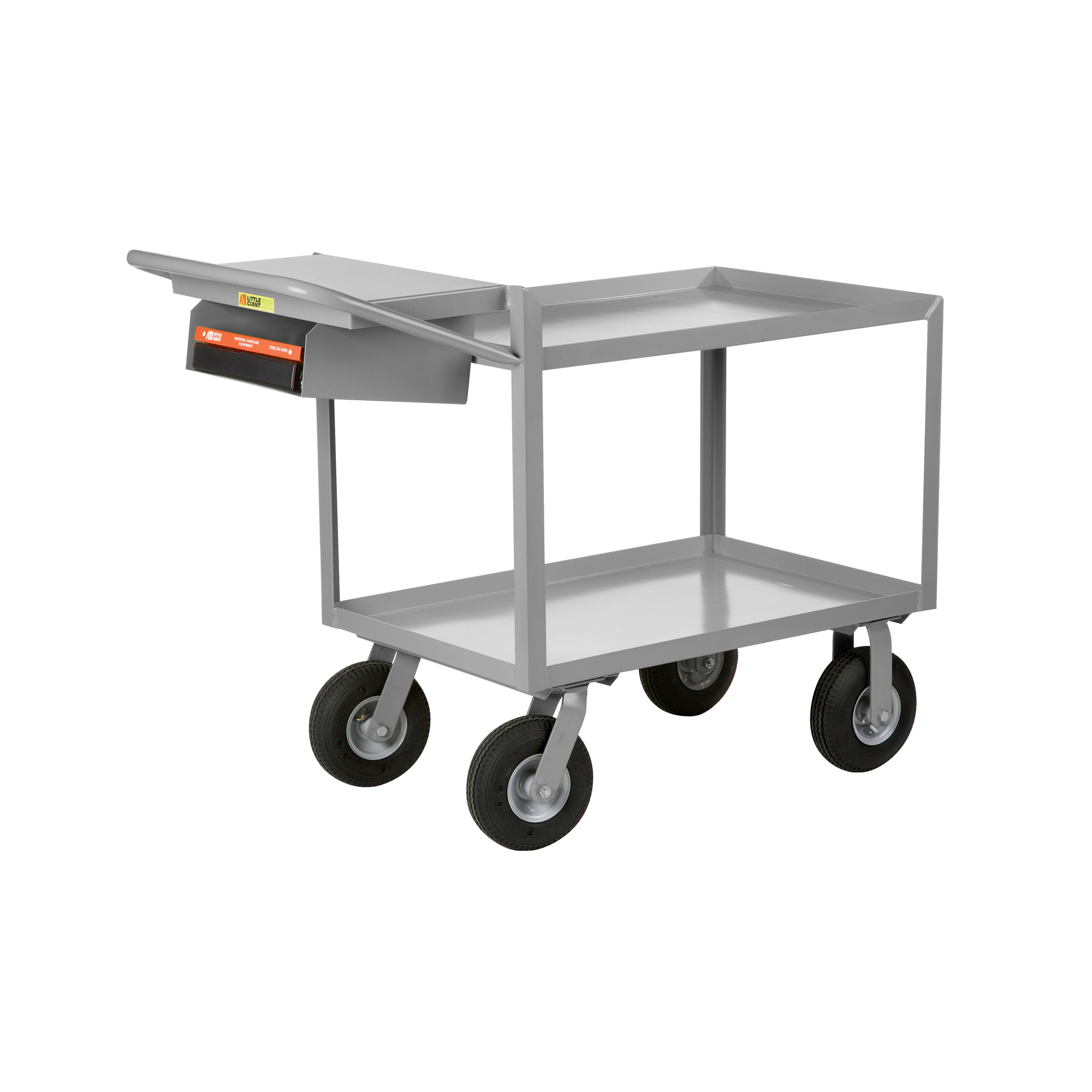 Little Giant, Inst Cart, Writing Shf, Strg Pckt, 24x36, 1200 lbs, Total Capacity 1200 lb, Shelves (qty.) 2, Material Carbon Steel, Model GL-2436-9P-